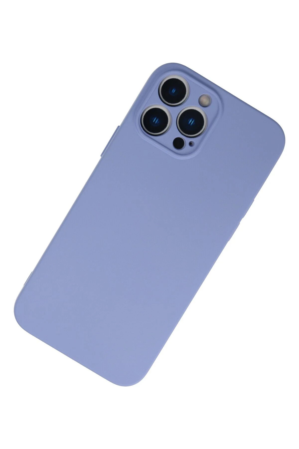 Newface iPhone 13 Pro Max Kılıf Nano içi Kadife Silikon - Lila