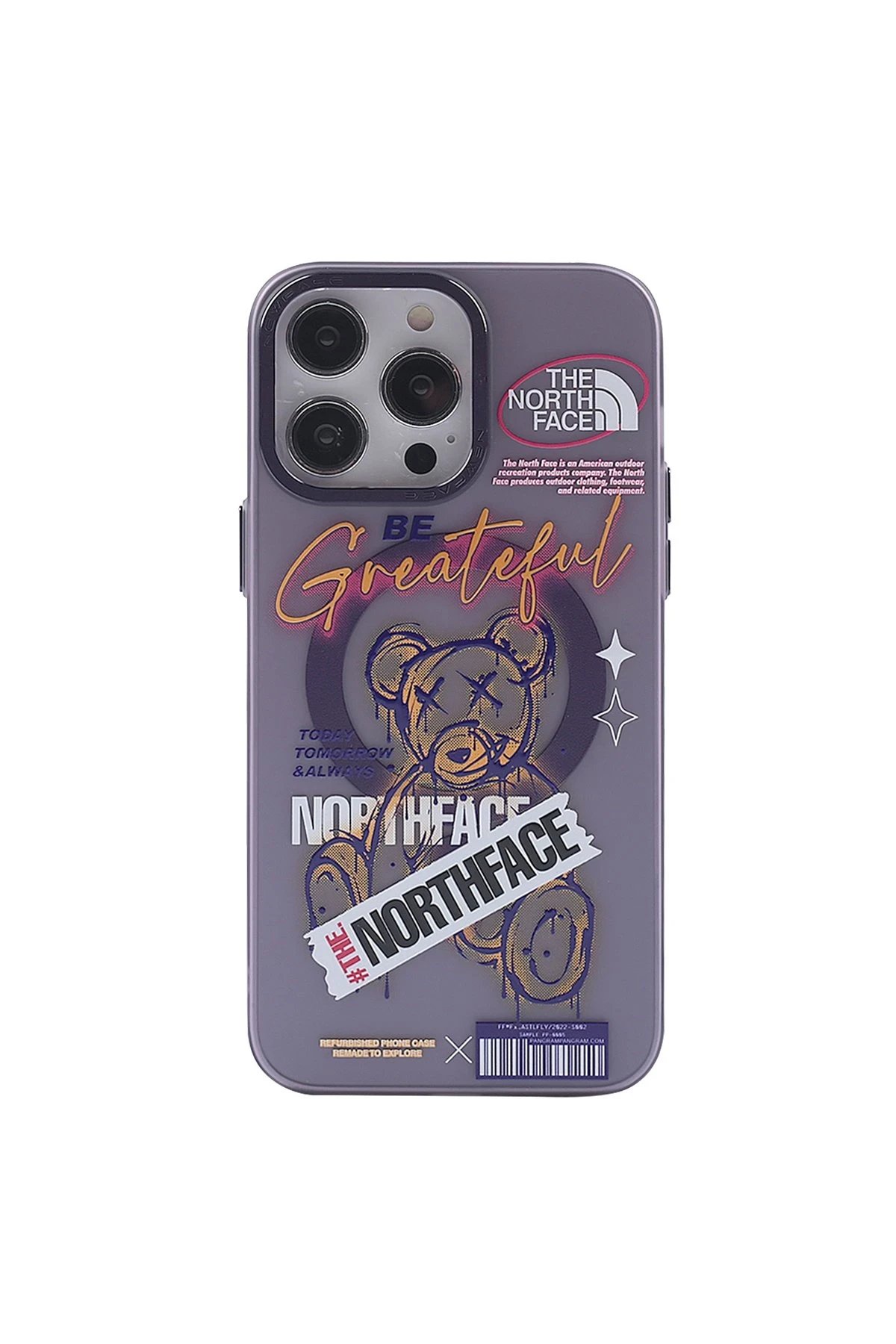 Newface iPhone 13 Pro Kılıf Apollo Magneticsafe Desenli Kapak - Apollo Mor - 2