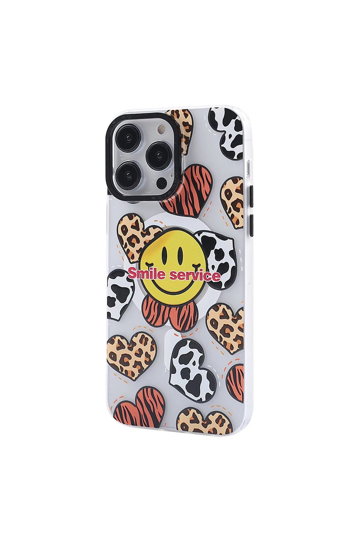 Newface iPhone 13 Pro Kılıf Apollo Magneticsafe Desenli Kapak - Apollo Şeffaf - 2