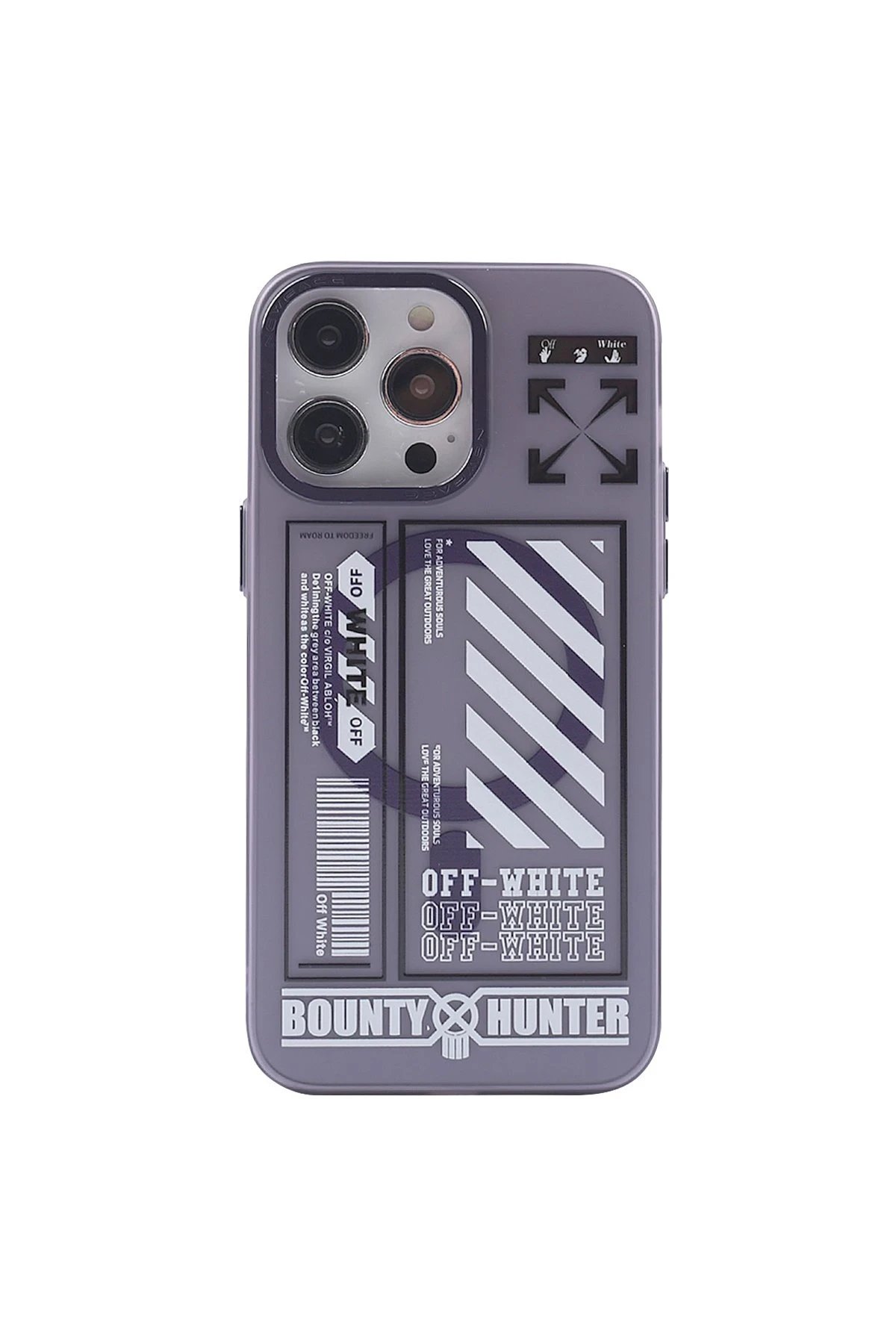 Newface iPhone 14 Pro Kılıf Apollo Magneticsafe Desenli Kapak - Apollo Mor - 1