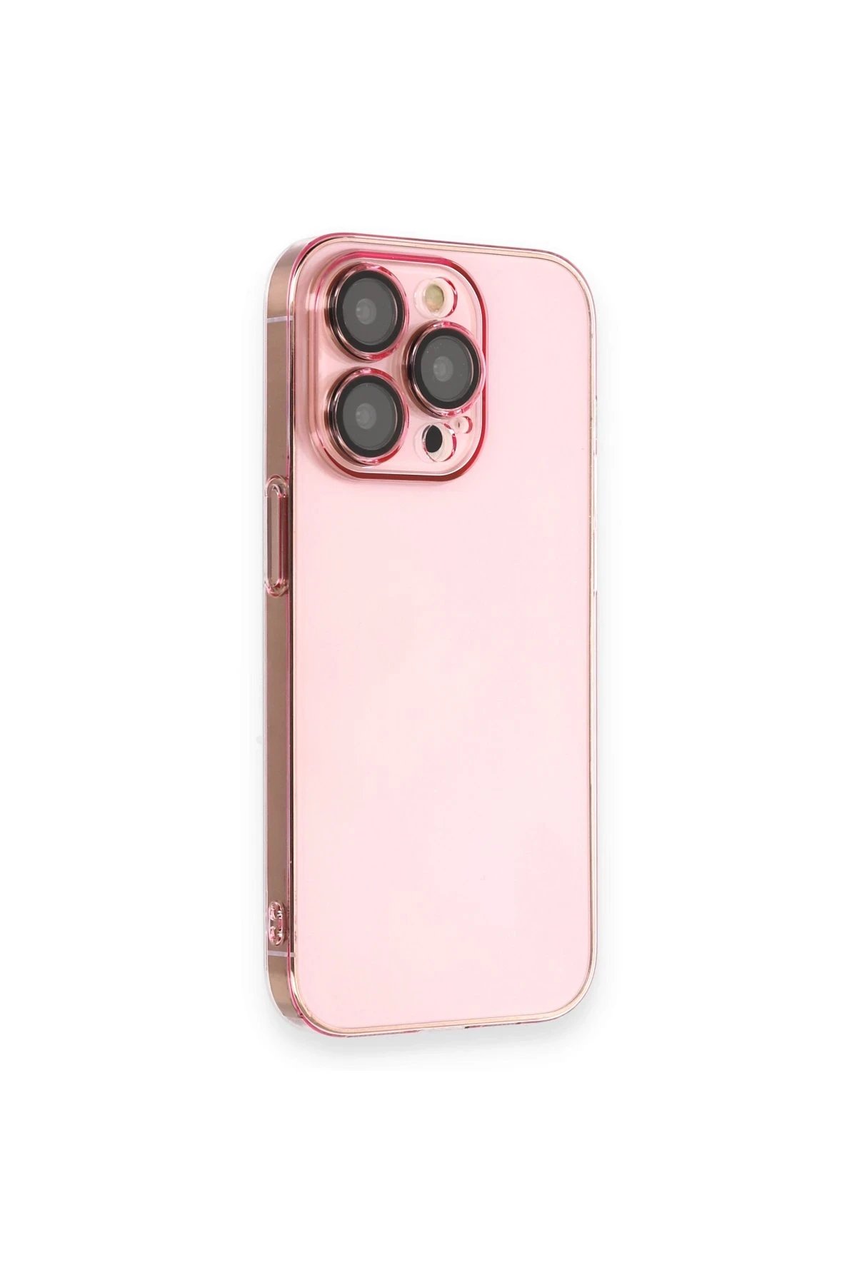 Newface iPhone 13 Pro Kılıf Armada Lensli Kapak - Rose Gold
