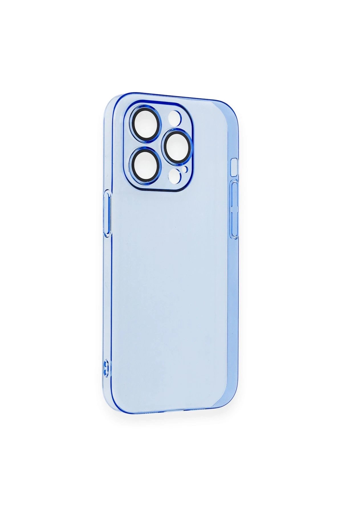 Newface iPhone 13 Pro Max Kılıf Armada Lensli Kapak - Sierra Blue