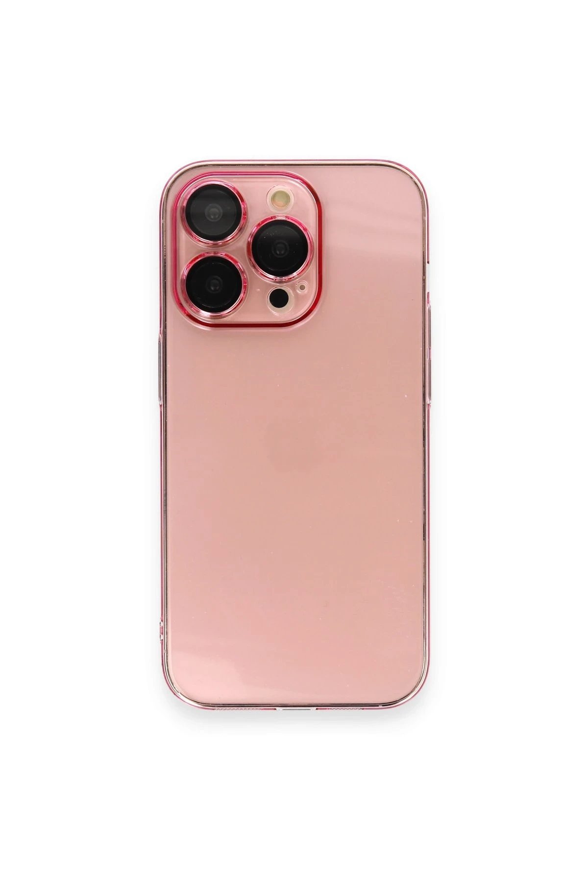 Newface iPhone 13 Pro Max Kılıf Armada Lensli Kapak - Rose Gold