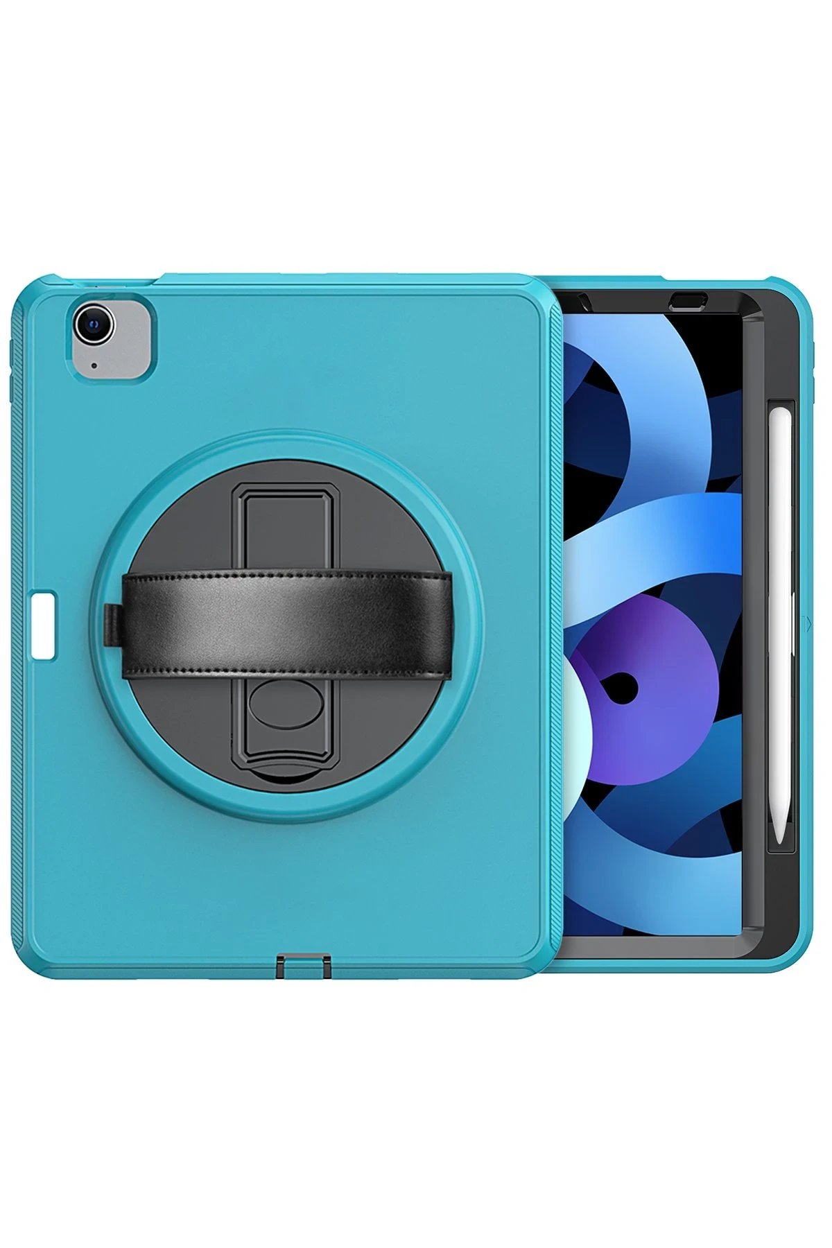 Newface iPad 2022 10.9 (10.nesil) Kılıf Hand Strap Tablet Kılıfı uaz