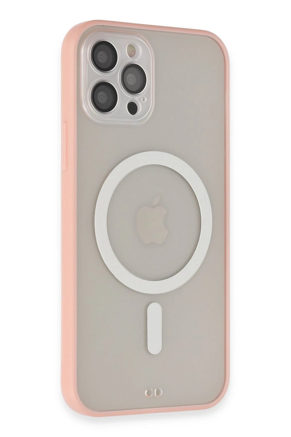 Newface iPhone 12 Pro Kılıf Grand Magneticsafe Kapak - Pembe