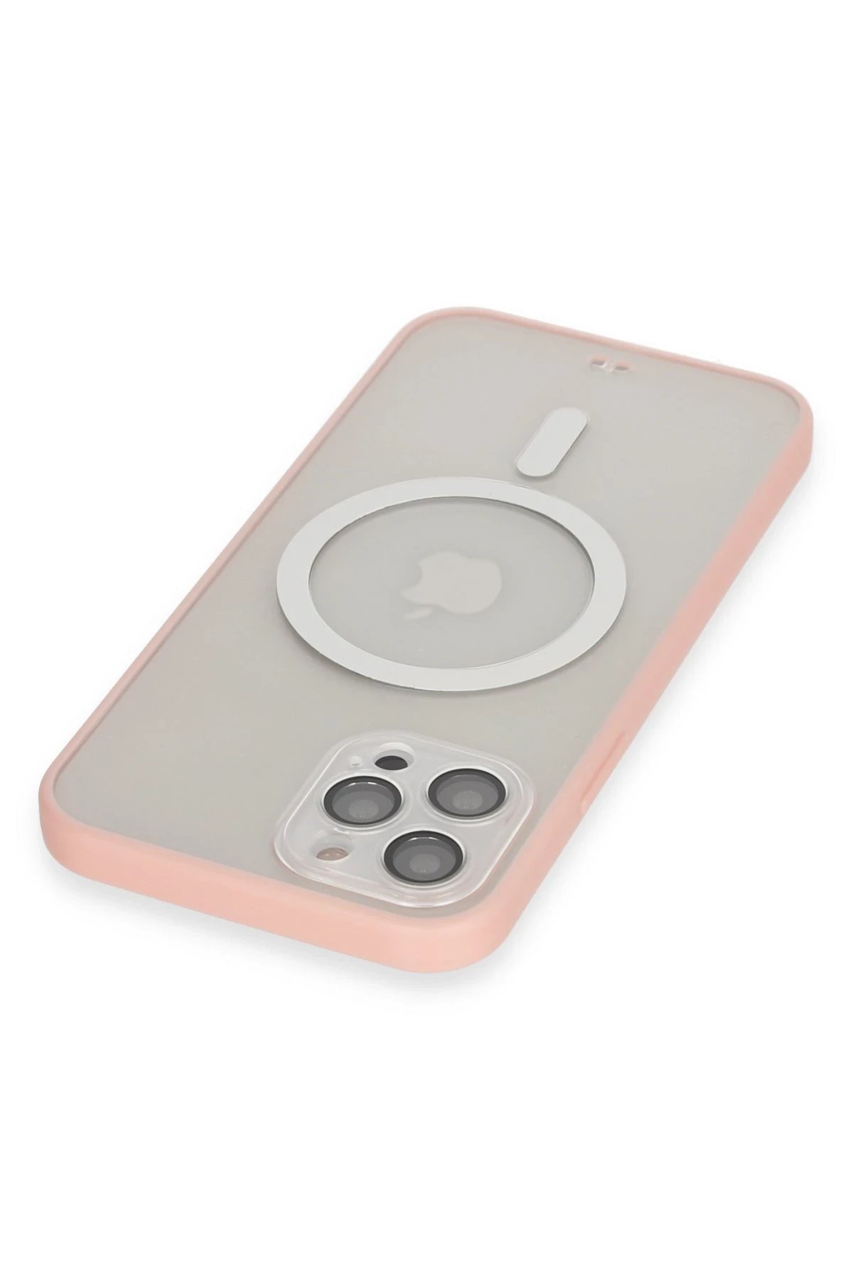 Newface iPhone 12 Pro Kılıf Grand Magneticsafe Kapak - Pembe