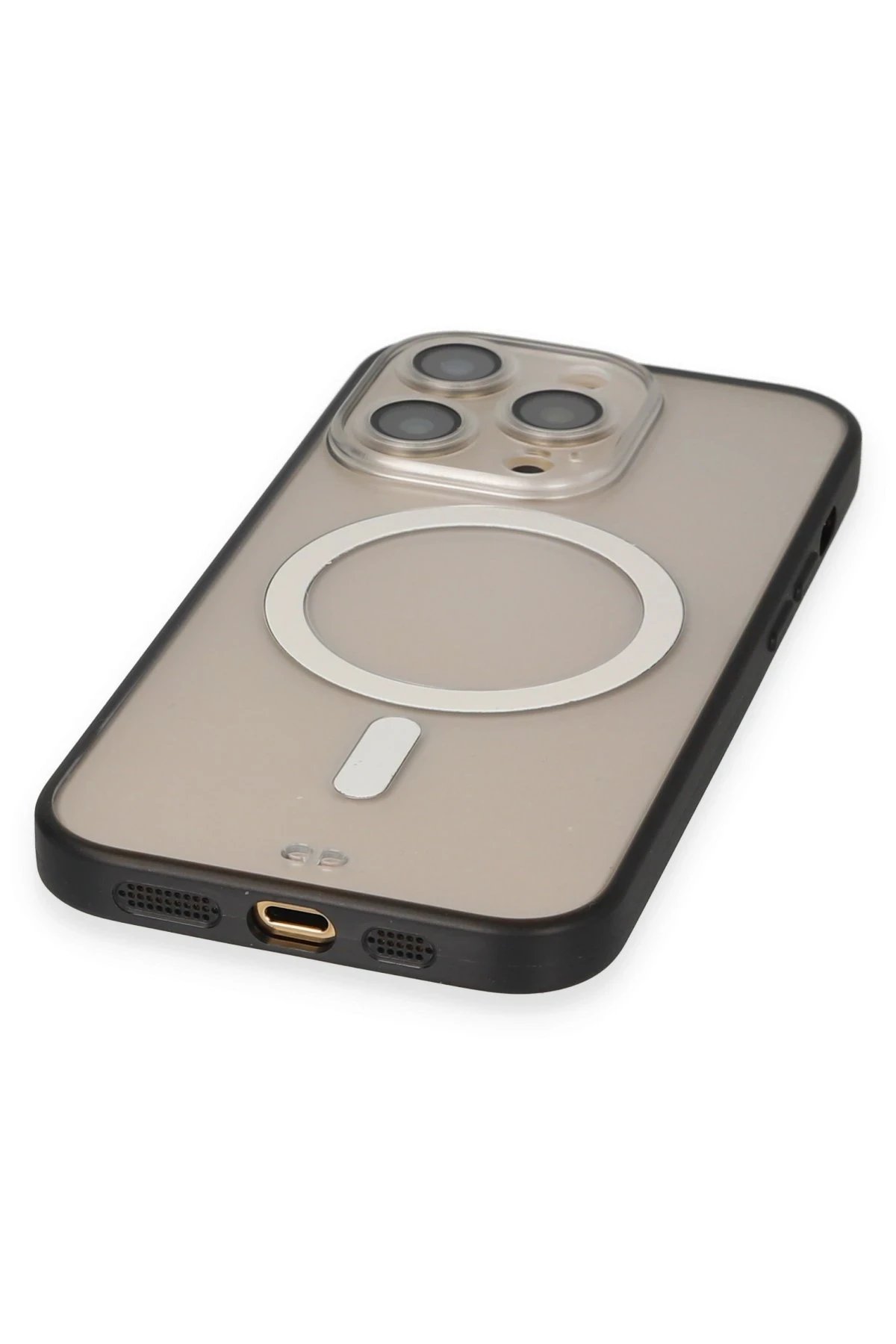 Newface iPhone 13 Pro Max Kılıf Grand Magneticsafe Kapak - Siyah