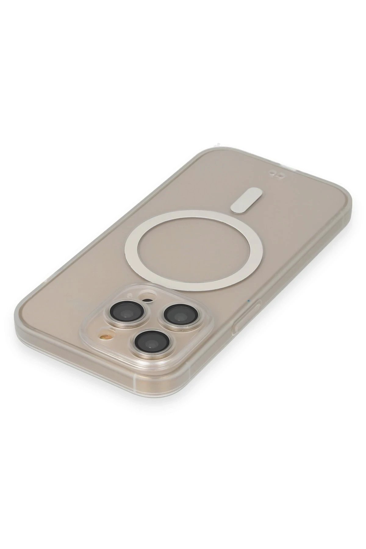 Newface iPhone 13 Pro Max Kılıf Grand Magneticsafe Kapak - Şeffaf