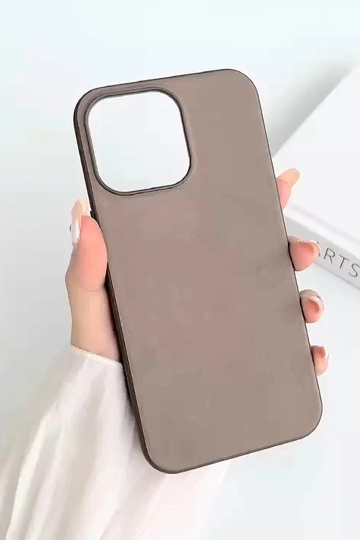 Newface iPhone 15 Pro Max Kılıf Karen Magsafe Kapak - Kahverengi