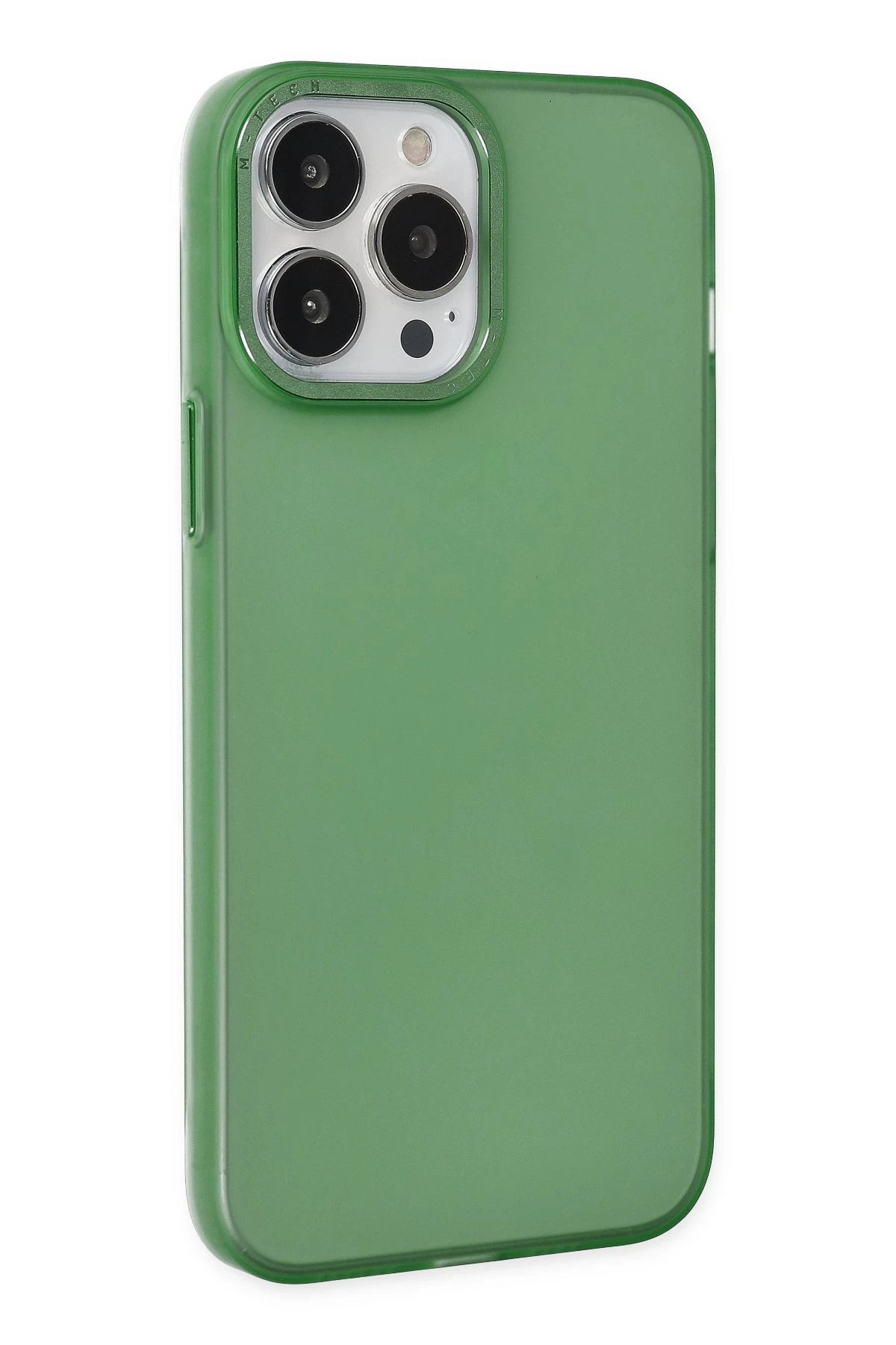 Newface iPhone 13 Pro Kılıf Modos Metal Kapak - Koyu Yeşil