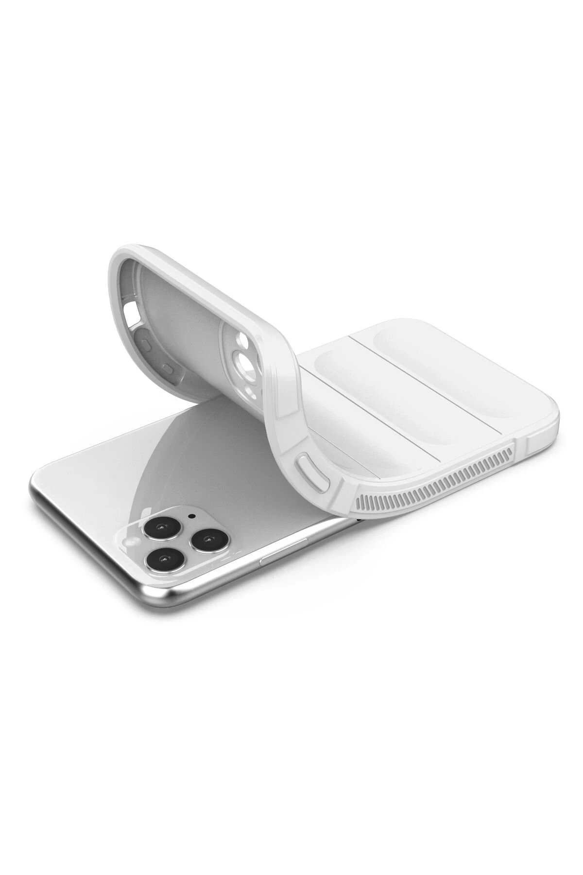 Newface iPhone 11 Pro Kılıf Optimum Silikon - Krem