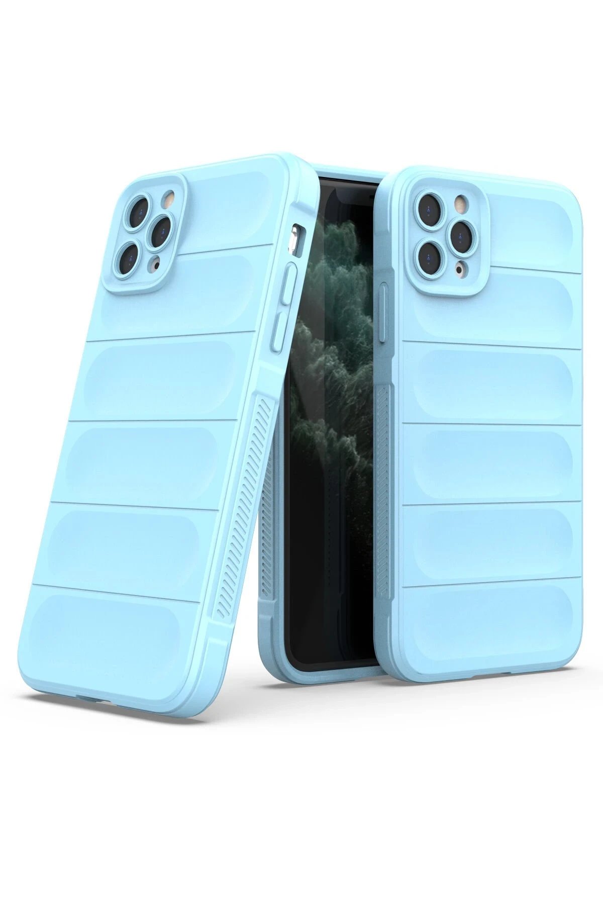Newface iPhone 11 Pro Kılıf Optimum Silikon - Sky Blue