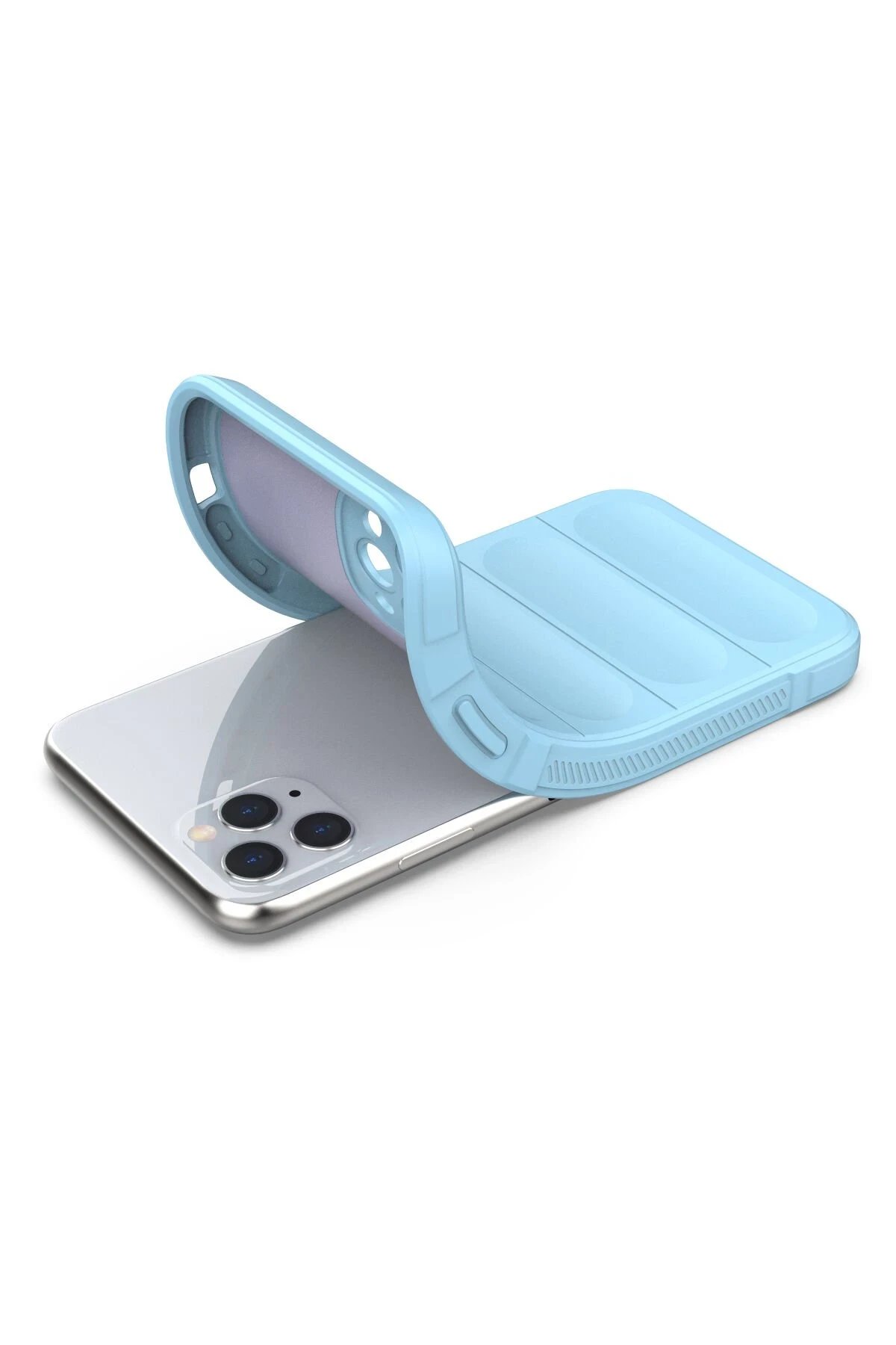 Newface iPhone 11 Pro Kılıf Optimum Silikon - Sky Blue