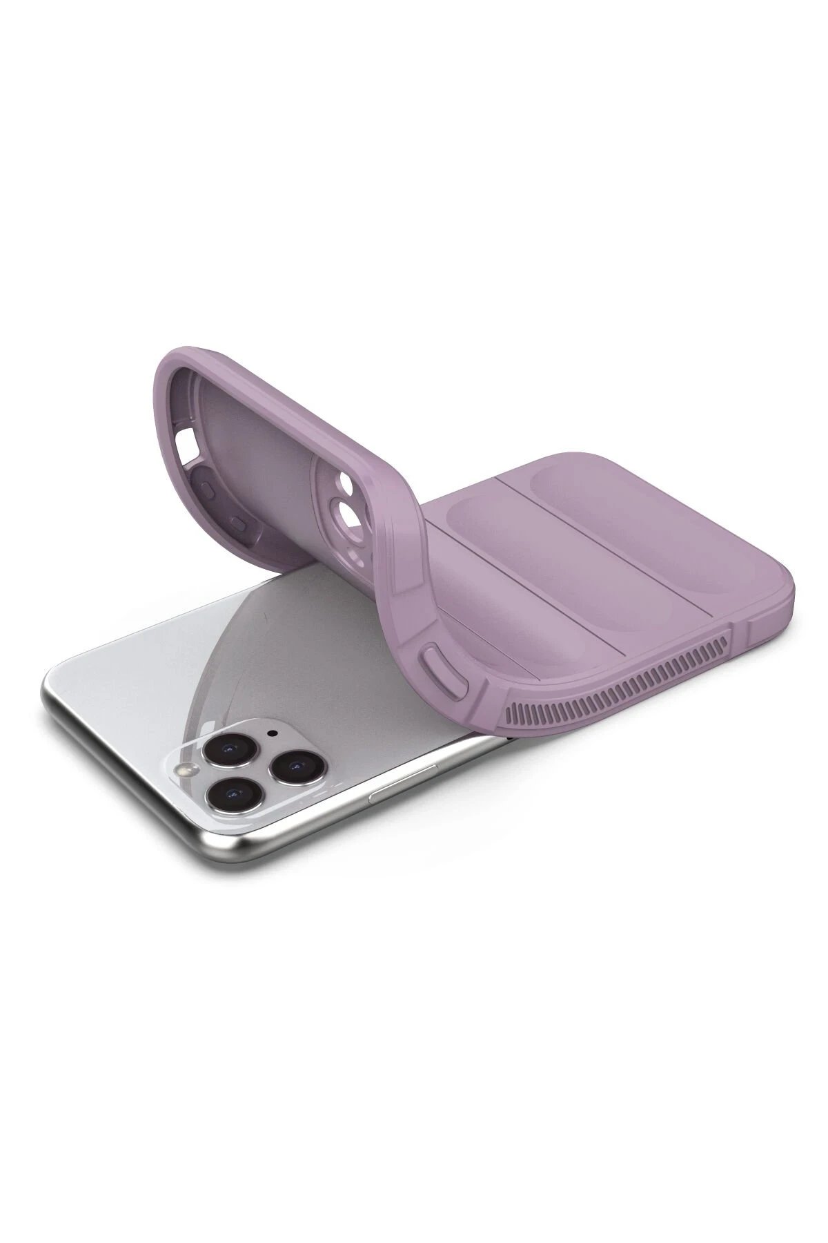 Newface iPhone 11 Pro Max Kılıf Optimum Silikon - Mor