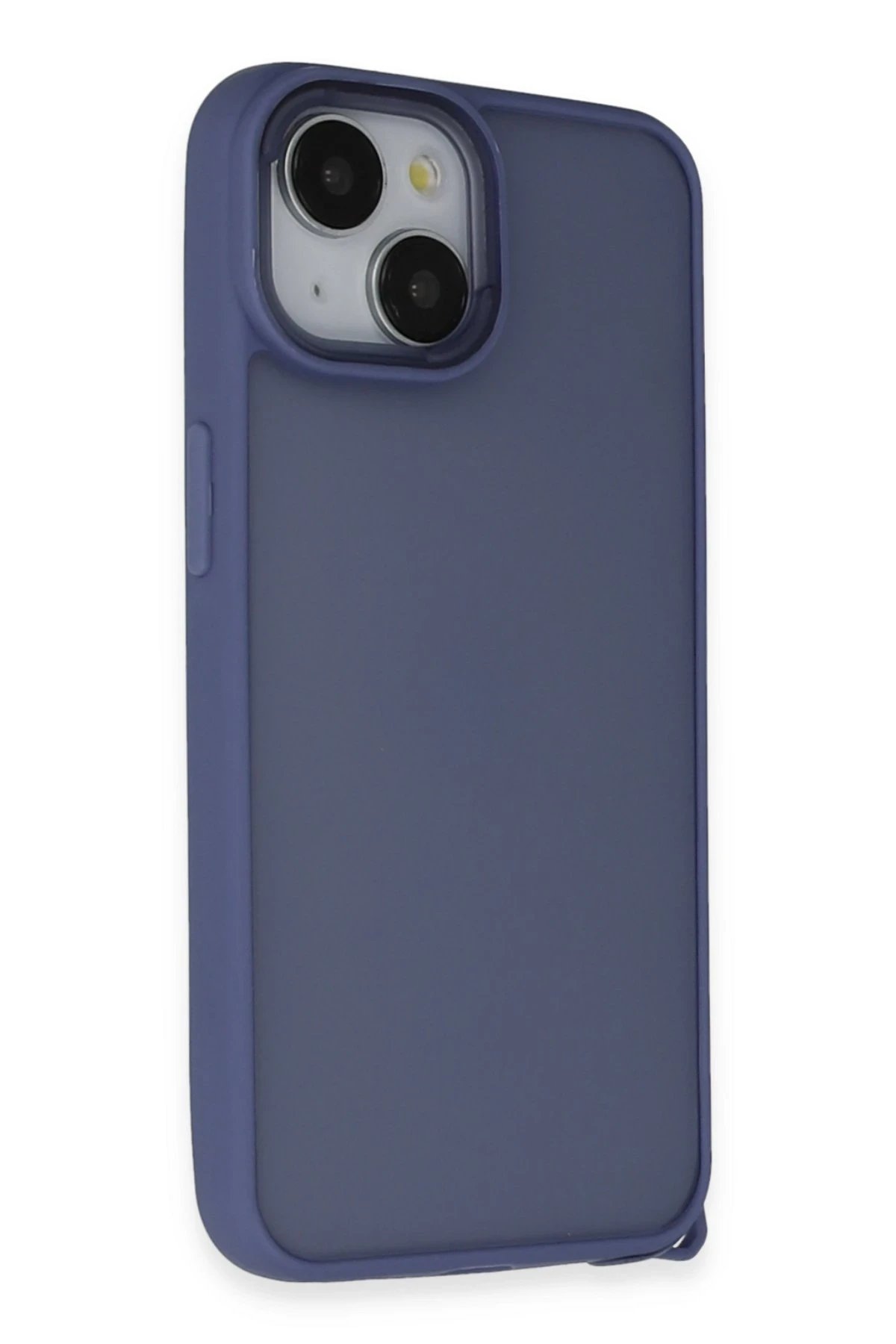 Newface iPhone 15 Kılıf Elegant Kapak - Açık Mavi