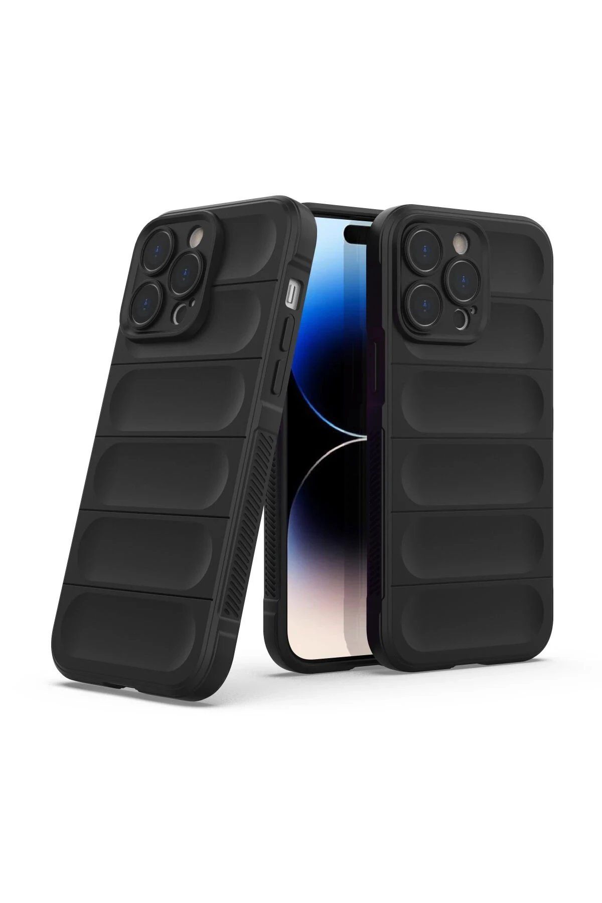 Newface iPhone 14 Pro Kılıf Optimum Silikon - Siyah