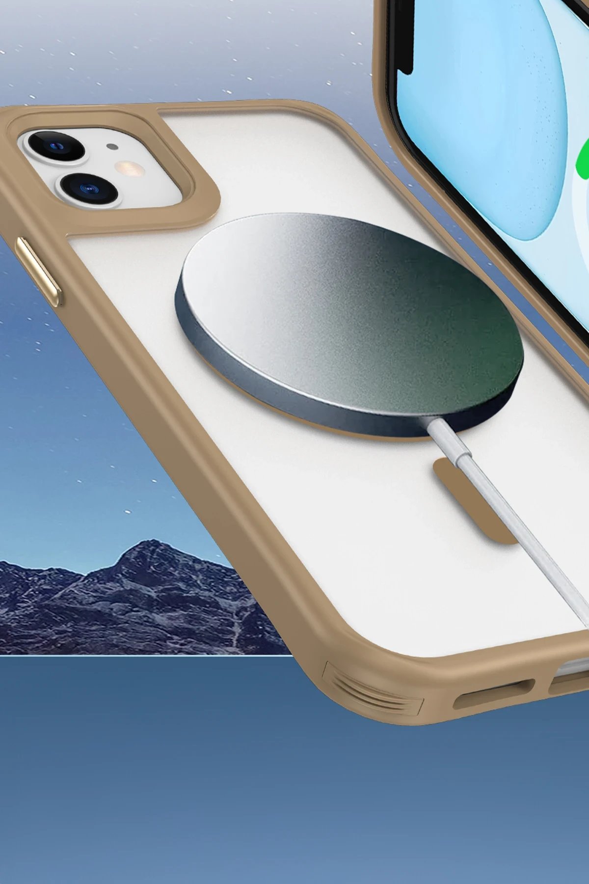 Newface iPhone 11 Kılıf Enka Magsafe Silikon Kılıf - Siyah