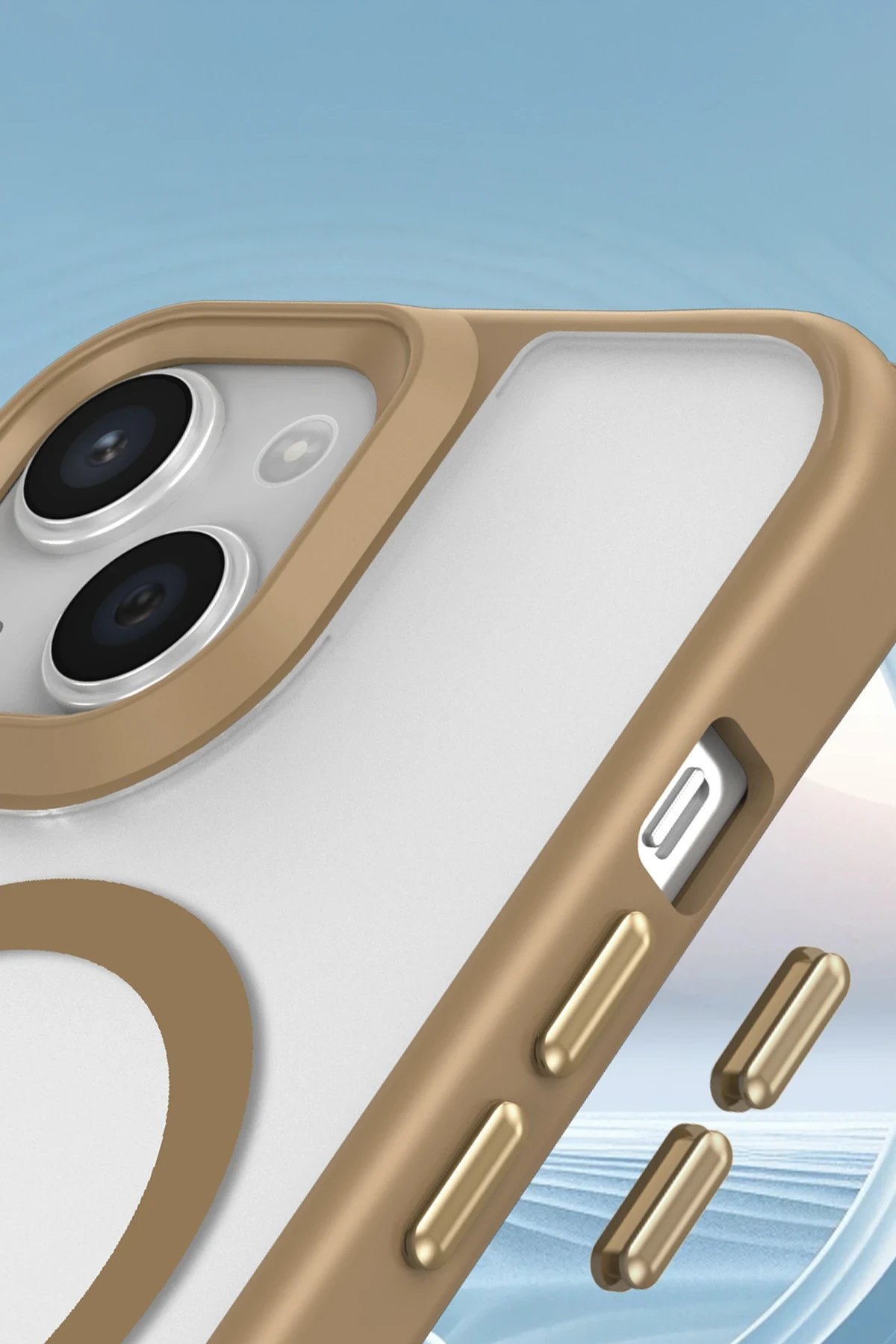 Newface iPhone 14 Kılıf Enka Magsafe Silikon Kılıf - Şeffaf