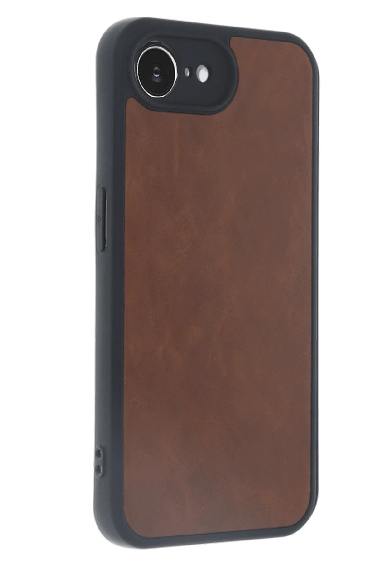 Newface iPhone 16E Kılıf Aras Deri Kapak - Taba