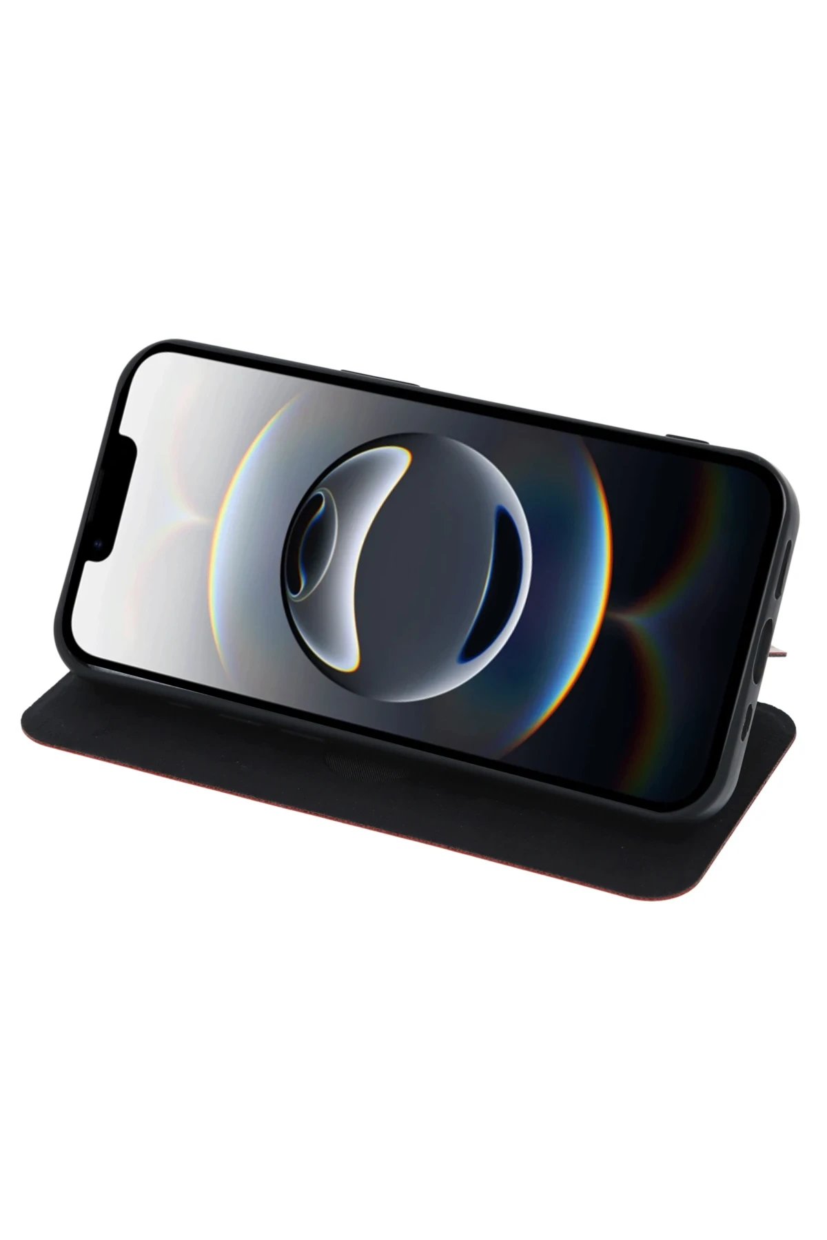 Newface iPhone 16E Kılıf Flip Cover - Siyah