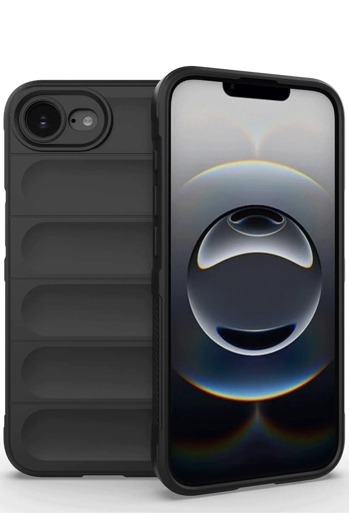 Newface iPhone 16E Kılıf Optimum Silikon - Siyah