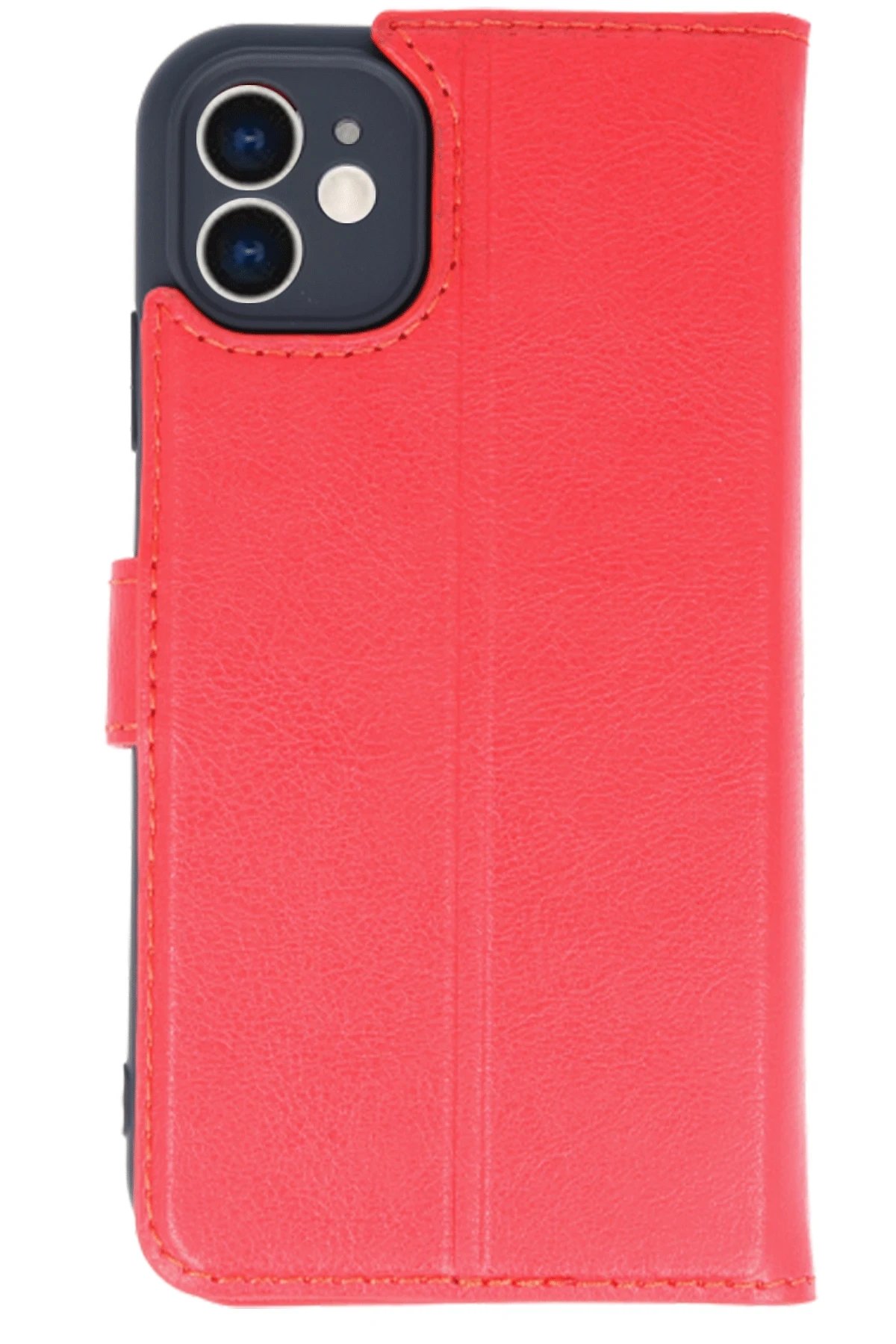 Newface iPhone 11 Kılıf Trend S Plus Kapaklı Kılıf - Kırmızı