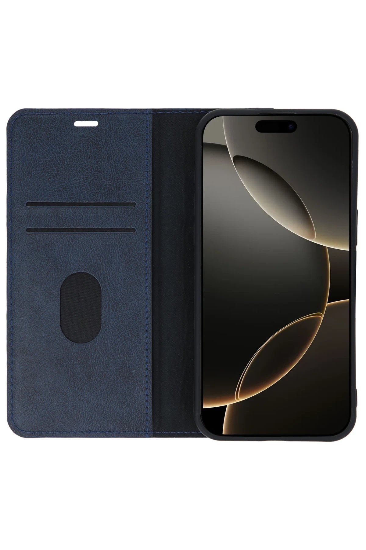 Newface iPhone 15 Pro Max Kılıf Trend S Plus Kapaklı Kılıf - Koyu Yeşil