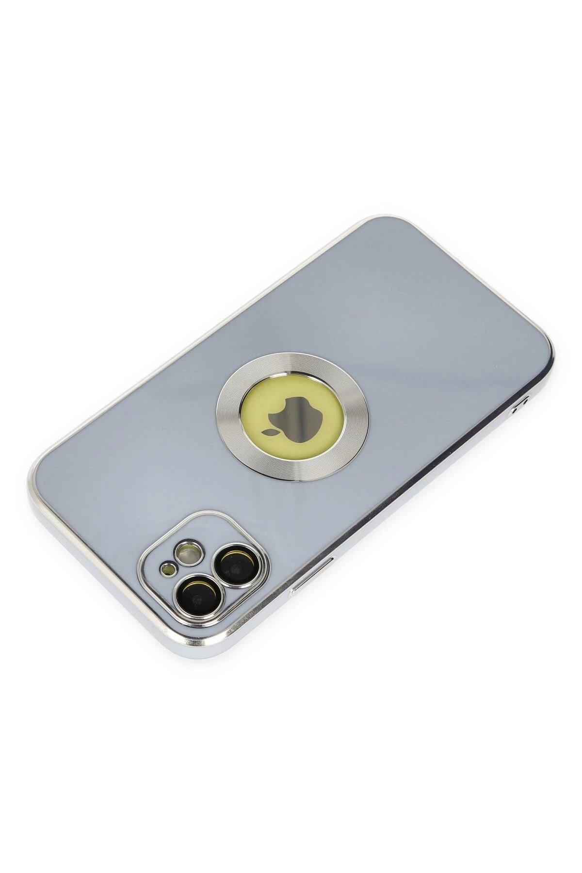 Newface iPhone 12 Kılıf Store Silikon - Sierra Blue