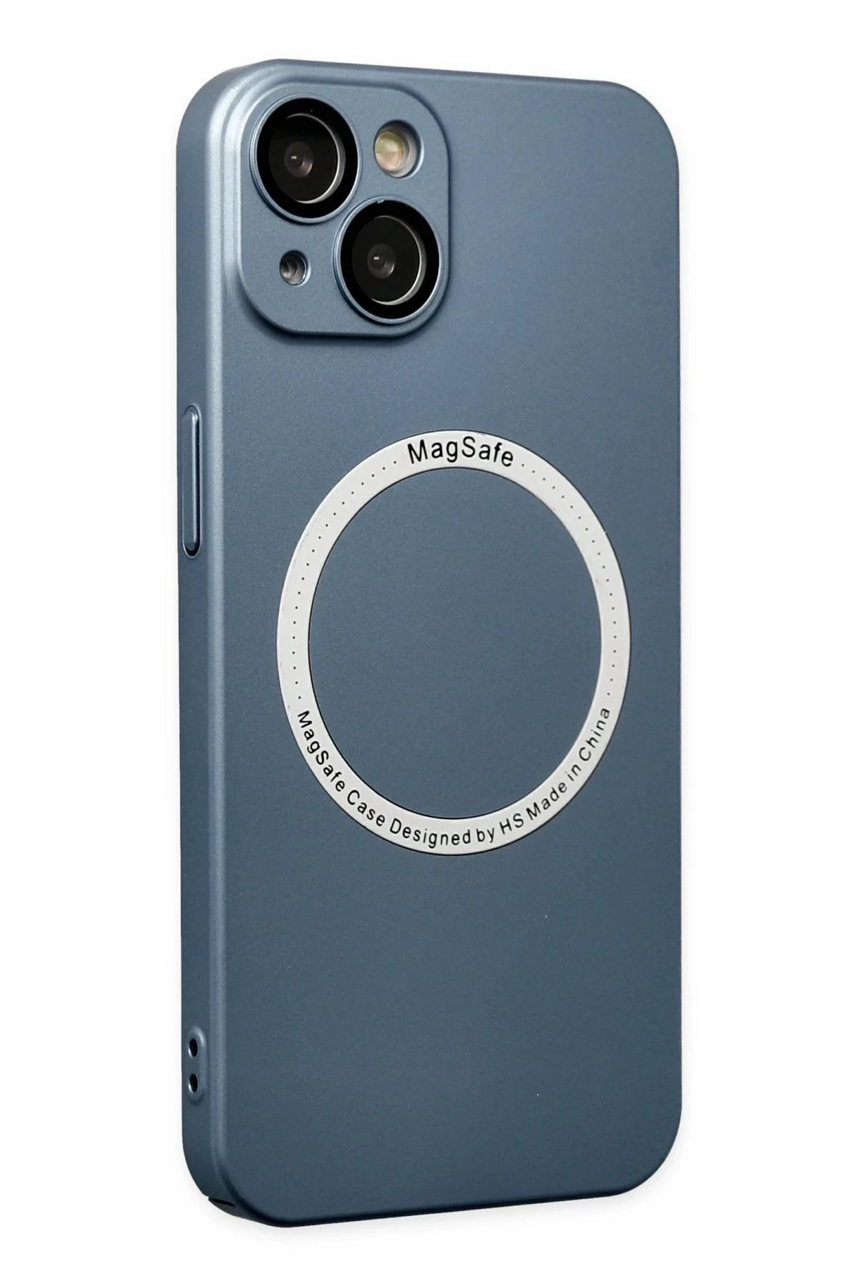 Newface iPhone 14 Plus Kılıf Jack Magneticsafe Lens Silikon - Sierra Blue