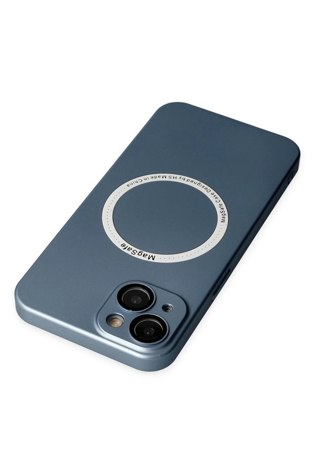 Newface iPhone 14 Plus Kılıf Jack Magneticsafe Lens Silikon - Sierra Blue
