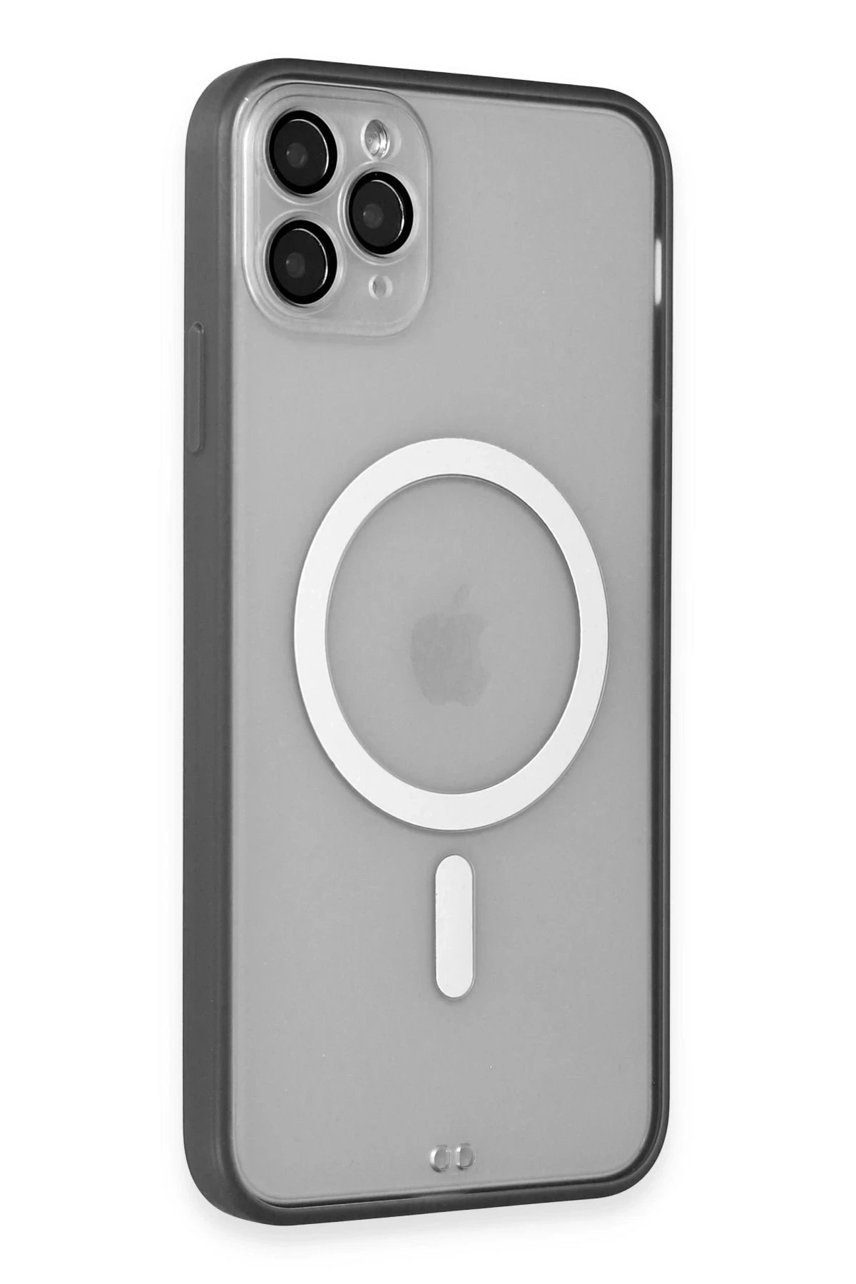 Newface iPhone 11 Pro Max Kılıf Grand Magneticsafe Kapak - Siyah