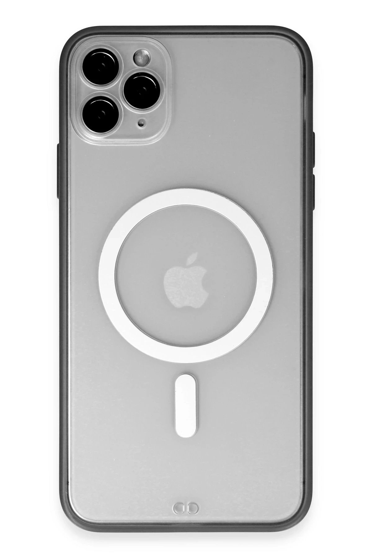 Newface iPhone 11 Pro Max Kılıf Grand Magneticsafe Kapak - Siyah