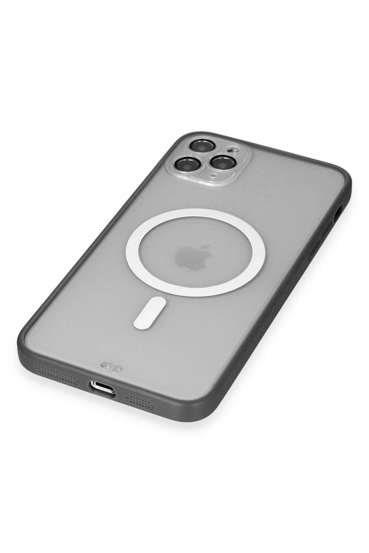 Newface iPhone 11 Pro Max Kılıf Grand Magneticsafe Kapak - Siyah