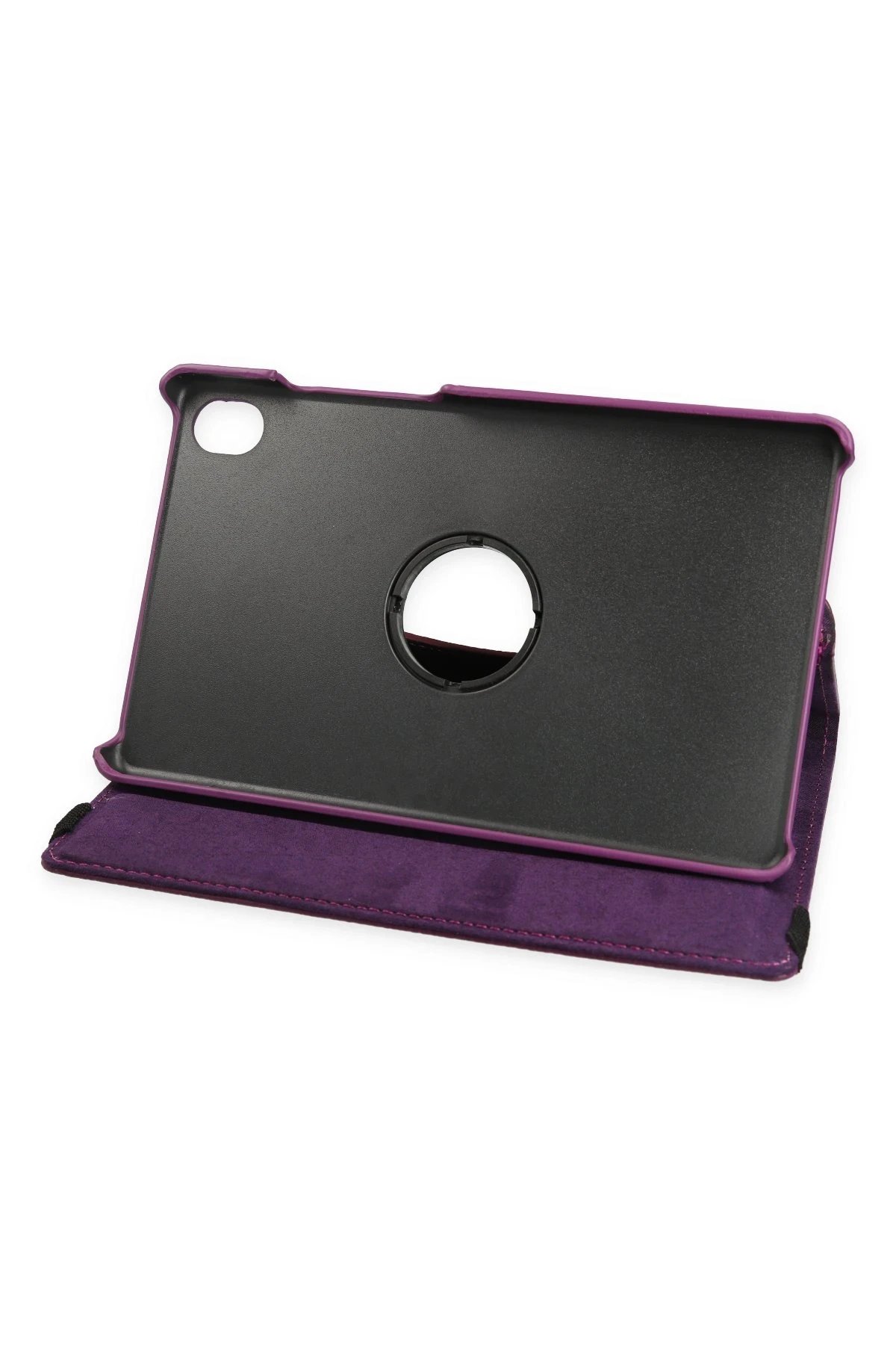 Newface Lenovo Tab M8 Kılıf 360 Tablet Deri Kılıf - Mürdüm