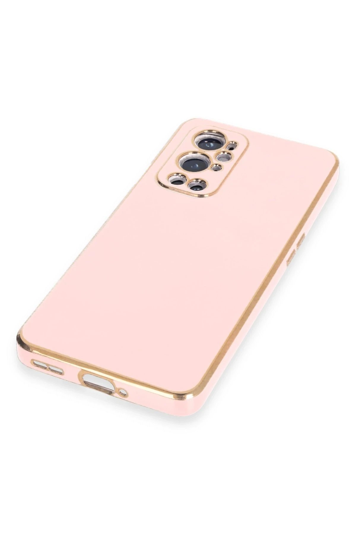 Newface One Plus 9 Pro Kılıf Volet Silikon - Pembe