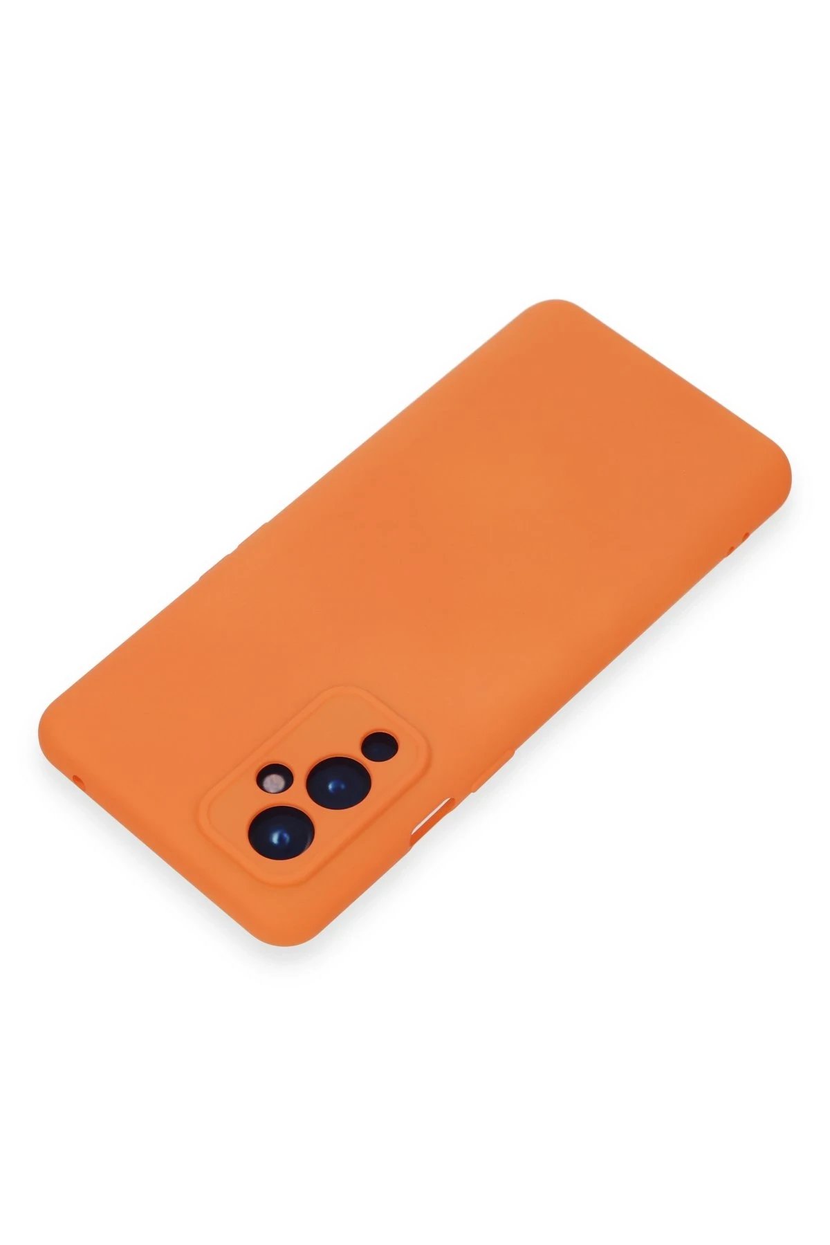 Newface One Plus 9 Kılıf Nano içi Kadife Silikon - Turuncu