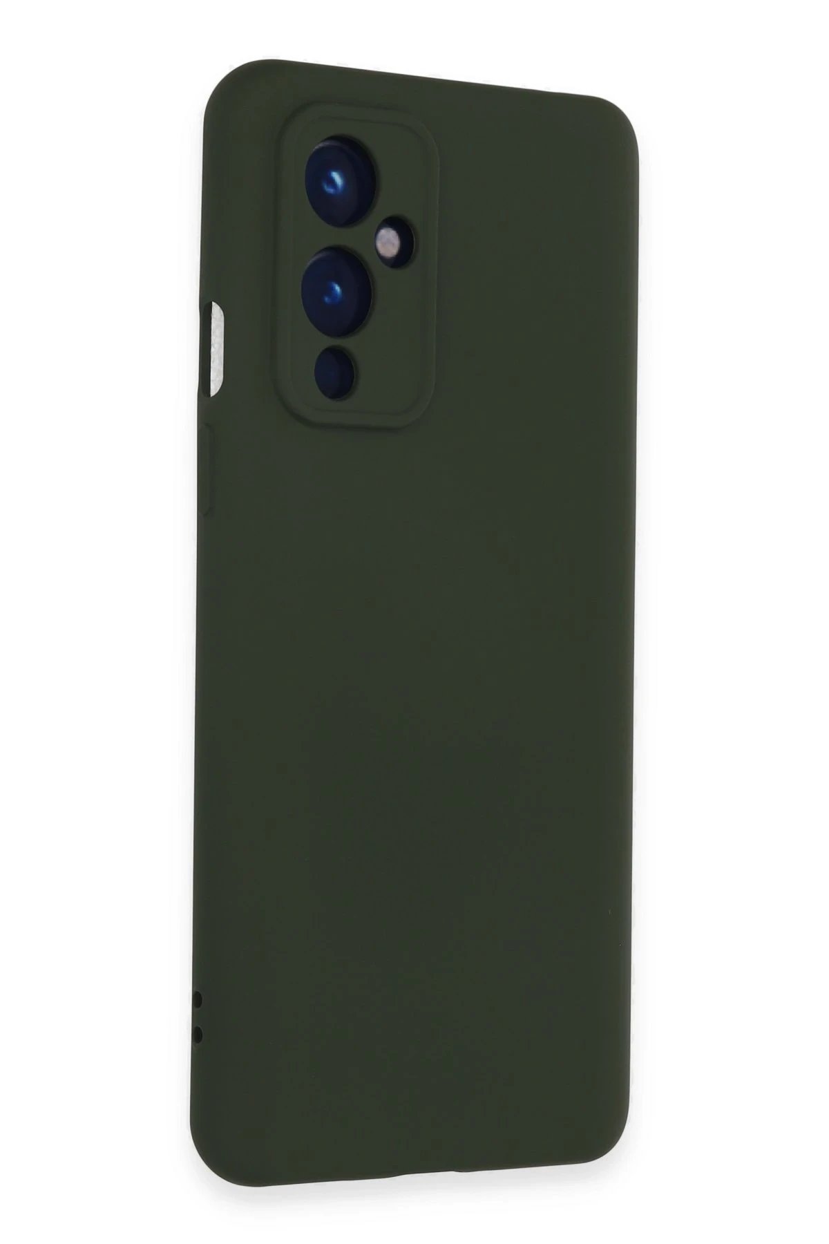 Newface One Plus 9 Kılıf Nano içi Kadife Silikon - Koyu Yeşil