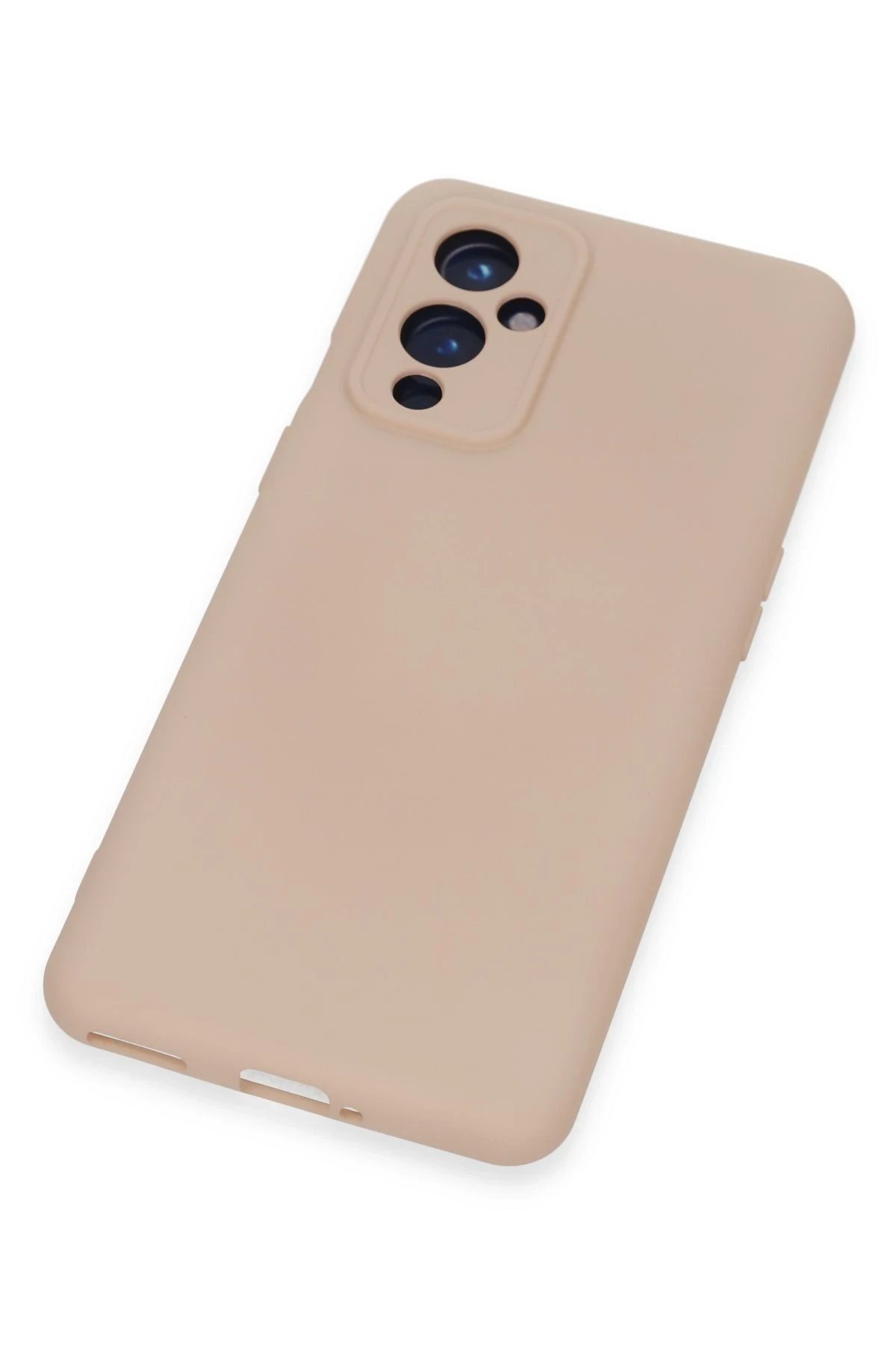 Newface One Plus 9 Kılıf Nano içi Kadife Silikon - Pudra