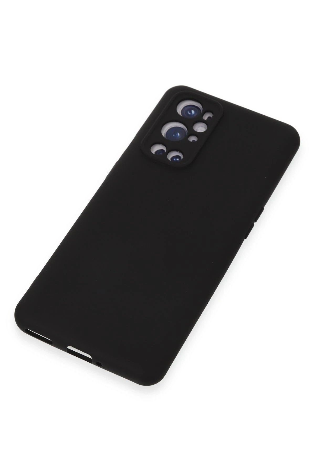 Newface One Plus 9 Pro Kılıf Nano içi Kadife Silikon - Siyah