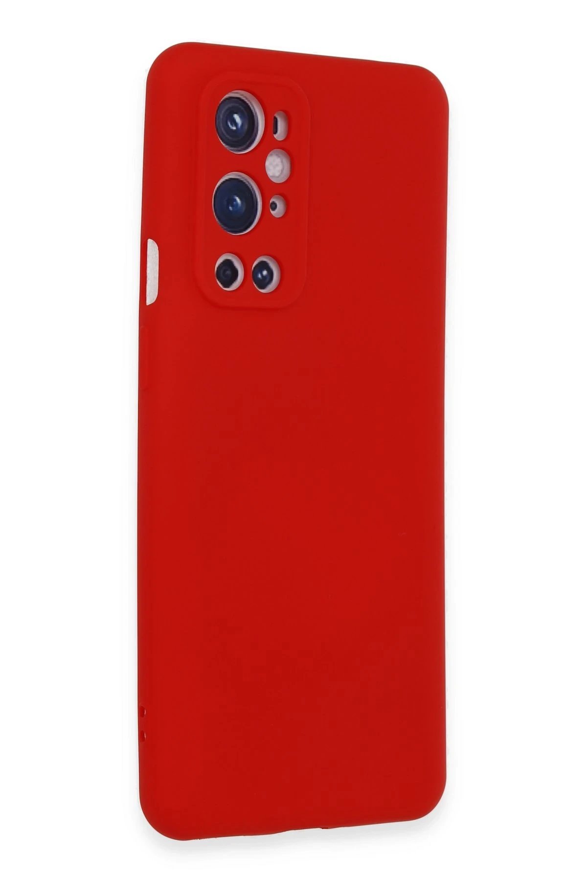 Newface One Plus 9 Pro Kılıf Nano içi Kadife Silikon - Kırmızı