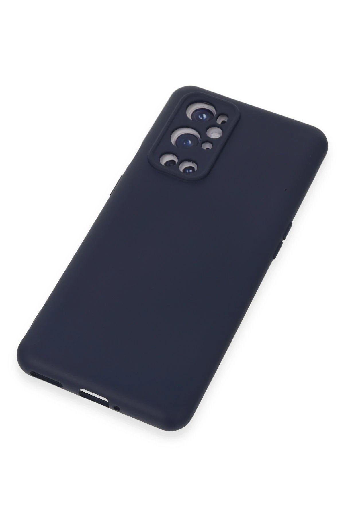 Newface One Plus 9 Pro Kılıf Nano içi Kadife Silikon - Lacivert