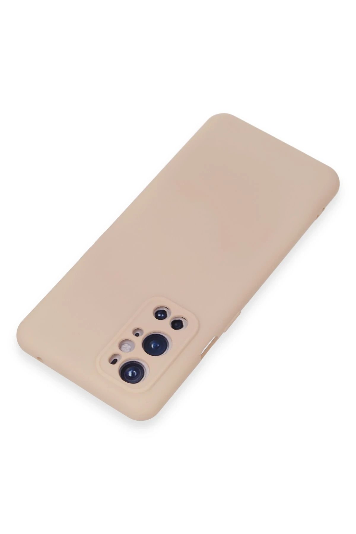 Newface One Plus 9 Pro Kılıf Nano içi Kadife Silikon - Pudra