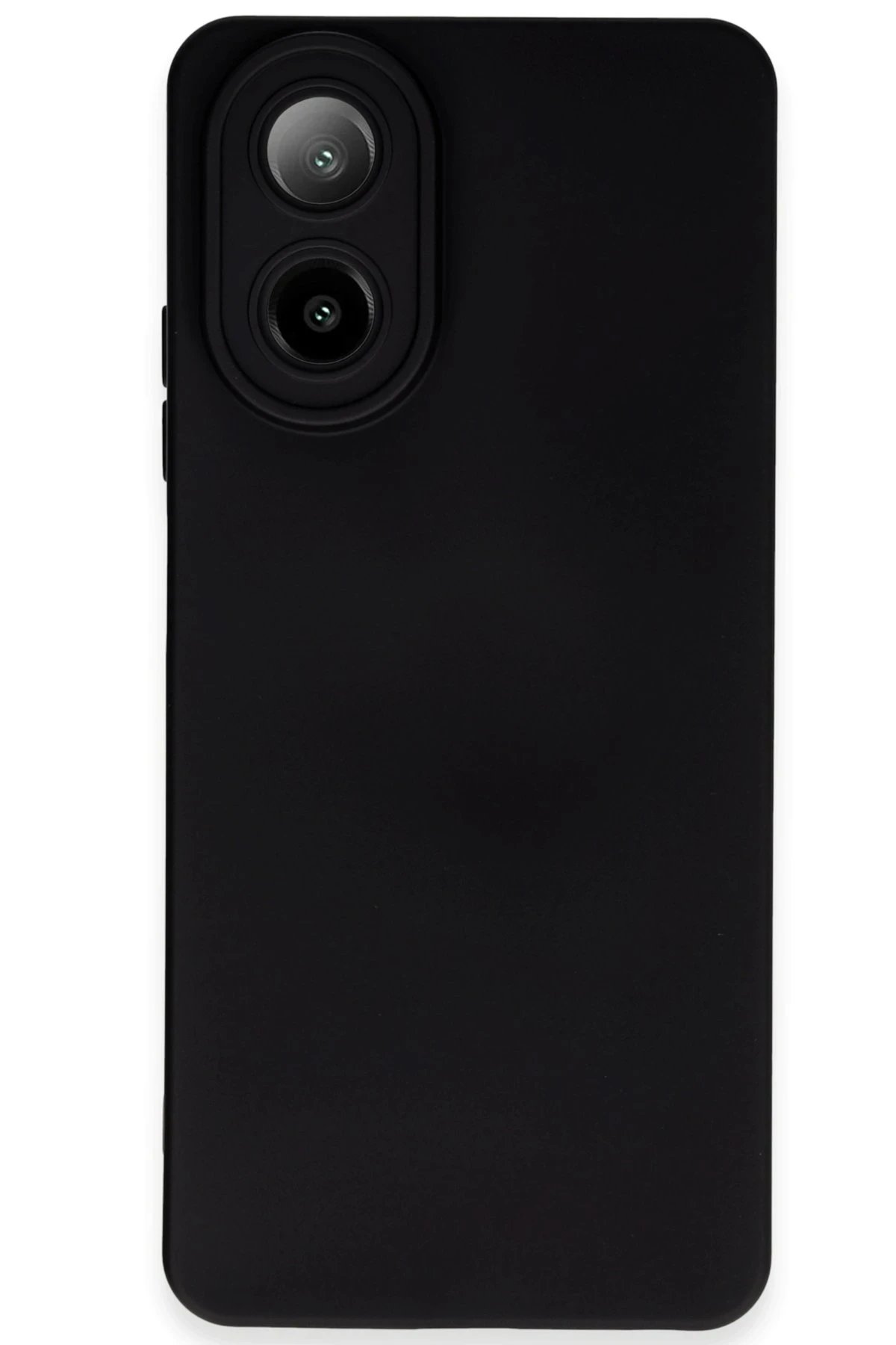 Newface Oppo A38 Kılıf Nano içi Kadife Silikon - Siyah