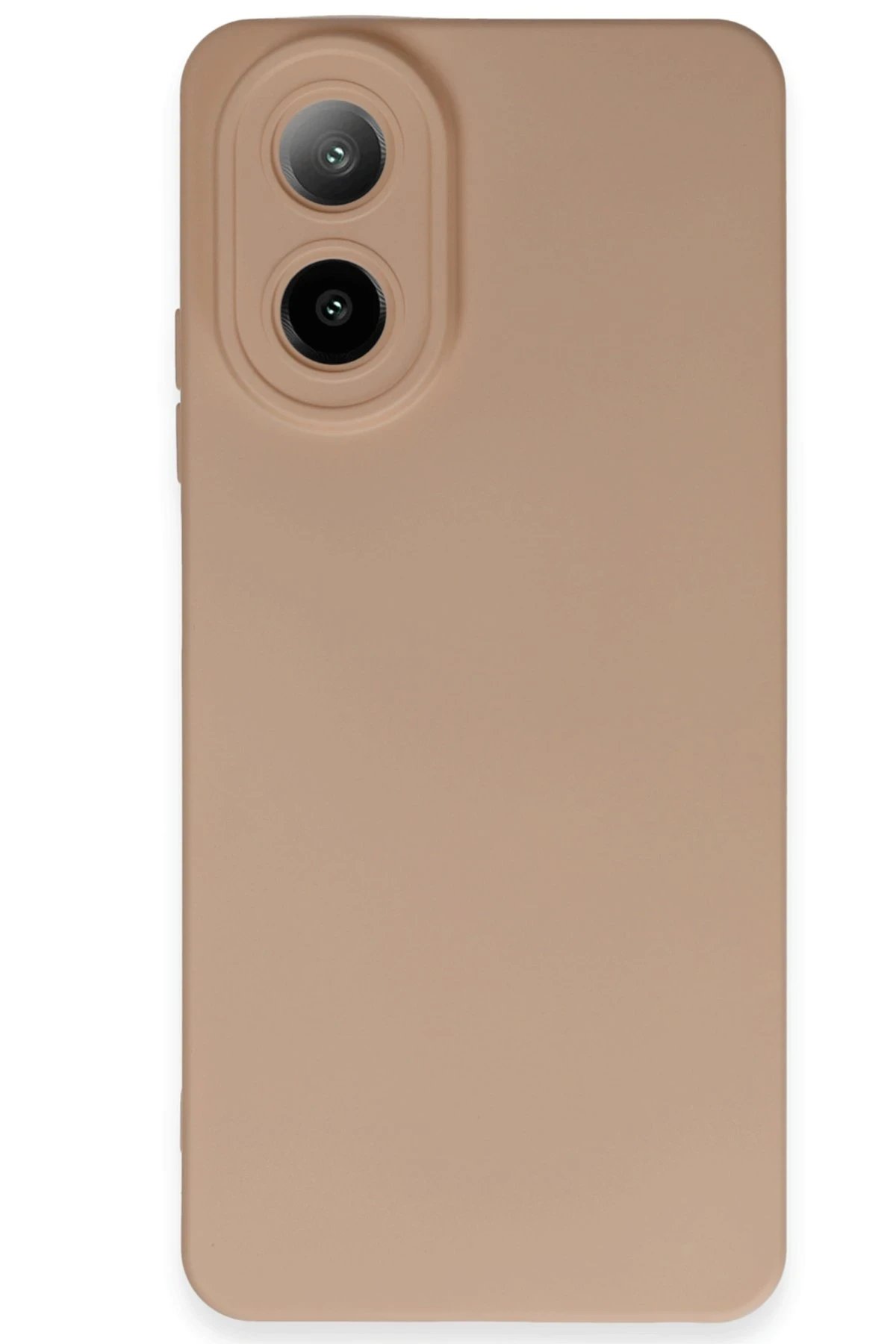 Newface Oppo A38 Kılıf Nano içi Kadife Silikon - Pudra