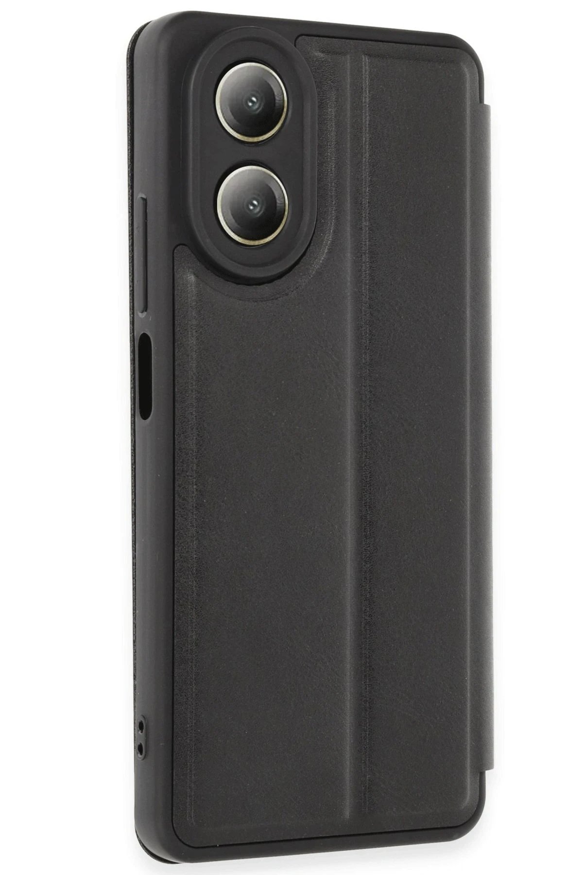 Newface Oppo A38 Kılıf Flip Cover - Siyah