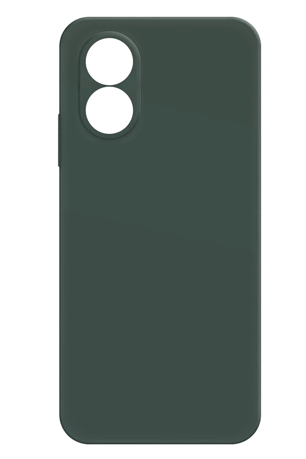 Newface Oppo A38 Kılıf First Silikon - Koyu Yeşil