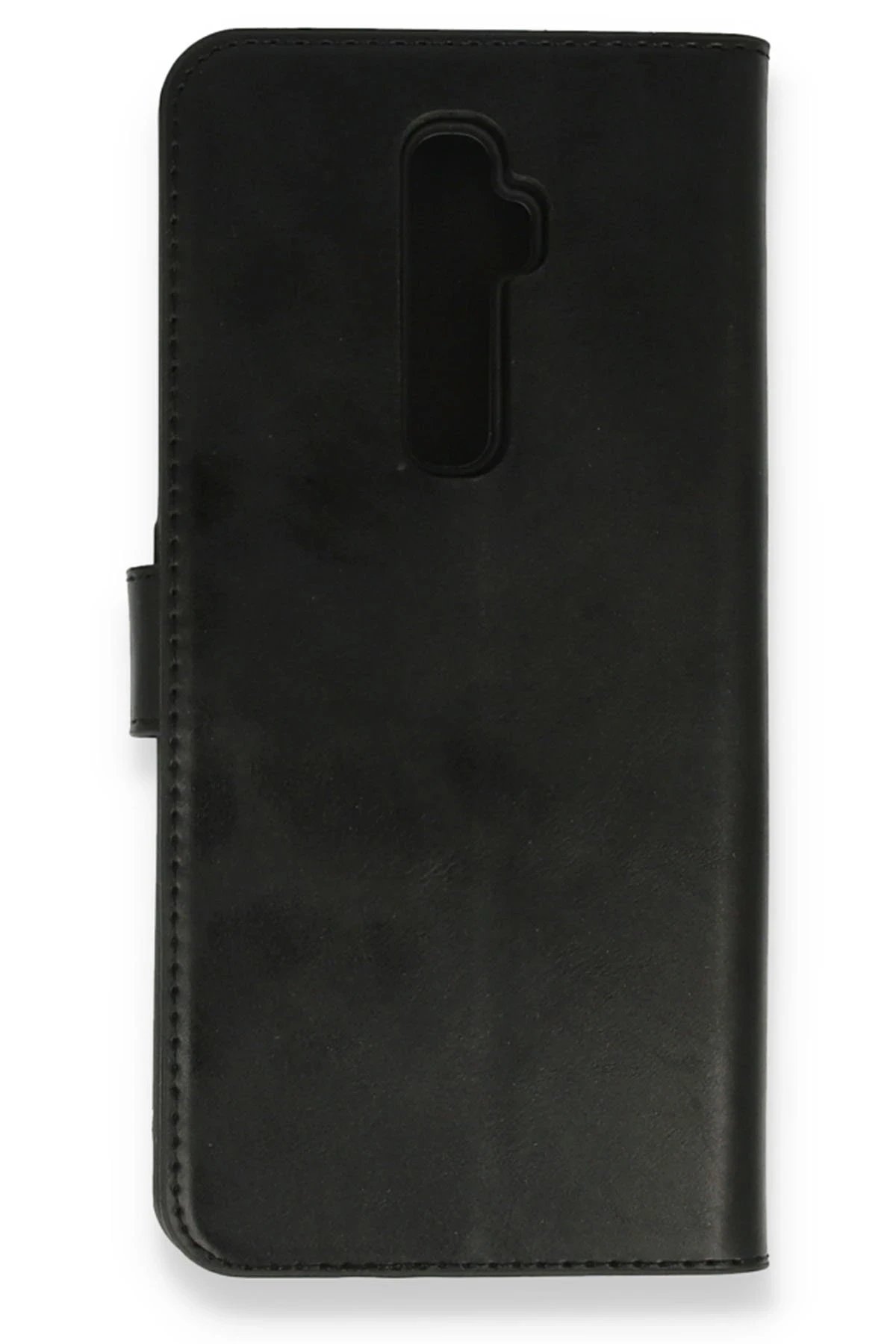 Newface Oppo Reno 2Z Kılıf Trend S Plus Kapaklı Kılıf - Siyah