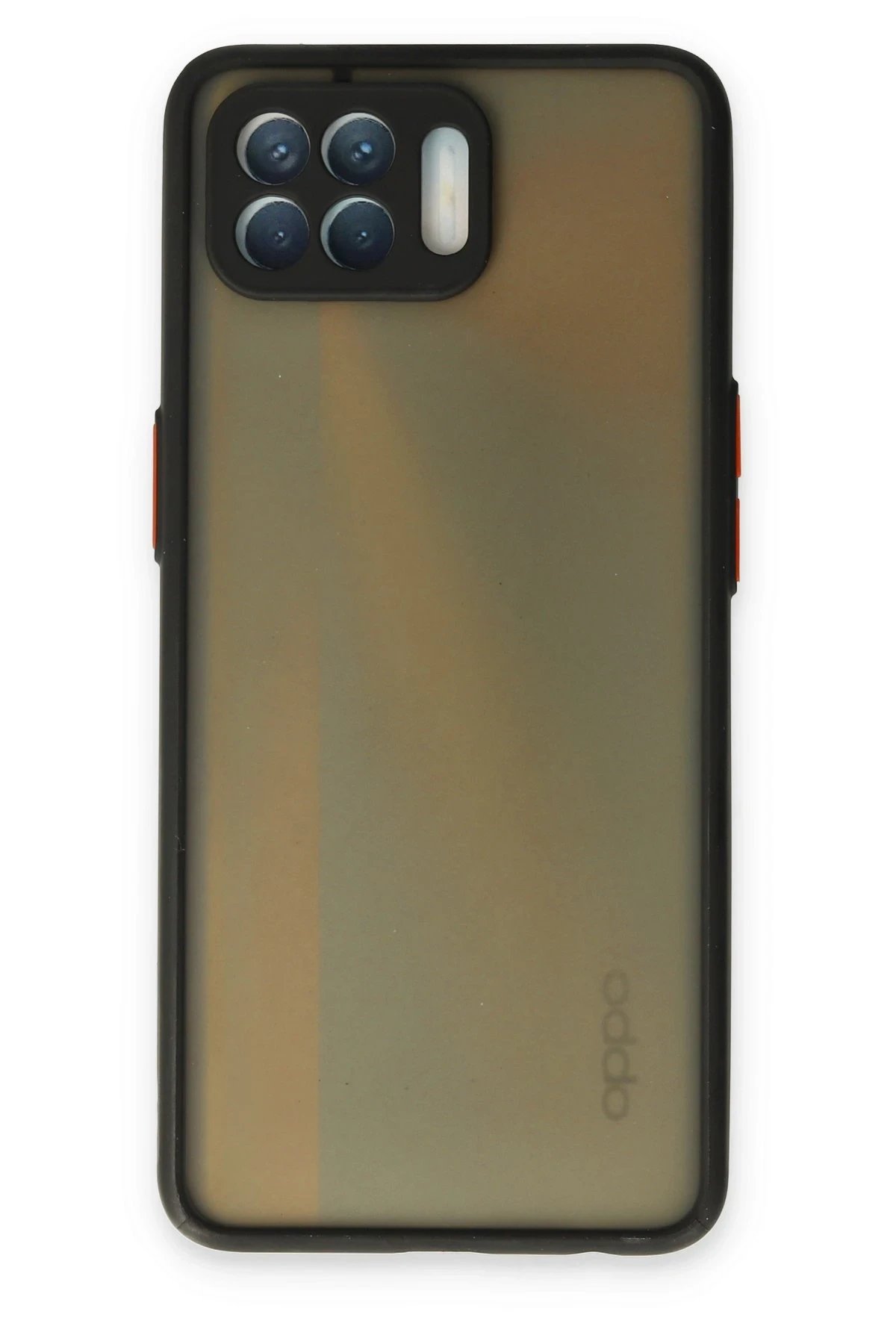 Newface Oppo Reno 4 Lite Kılıf Montreal Silikon Kapak - Siyah