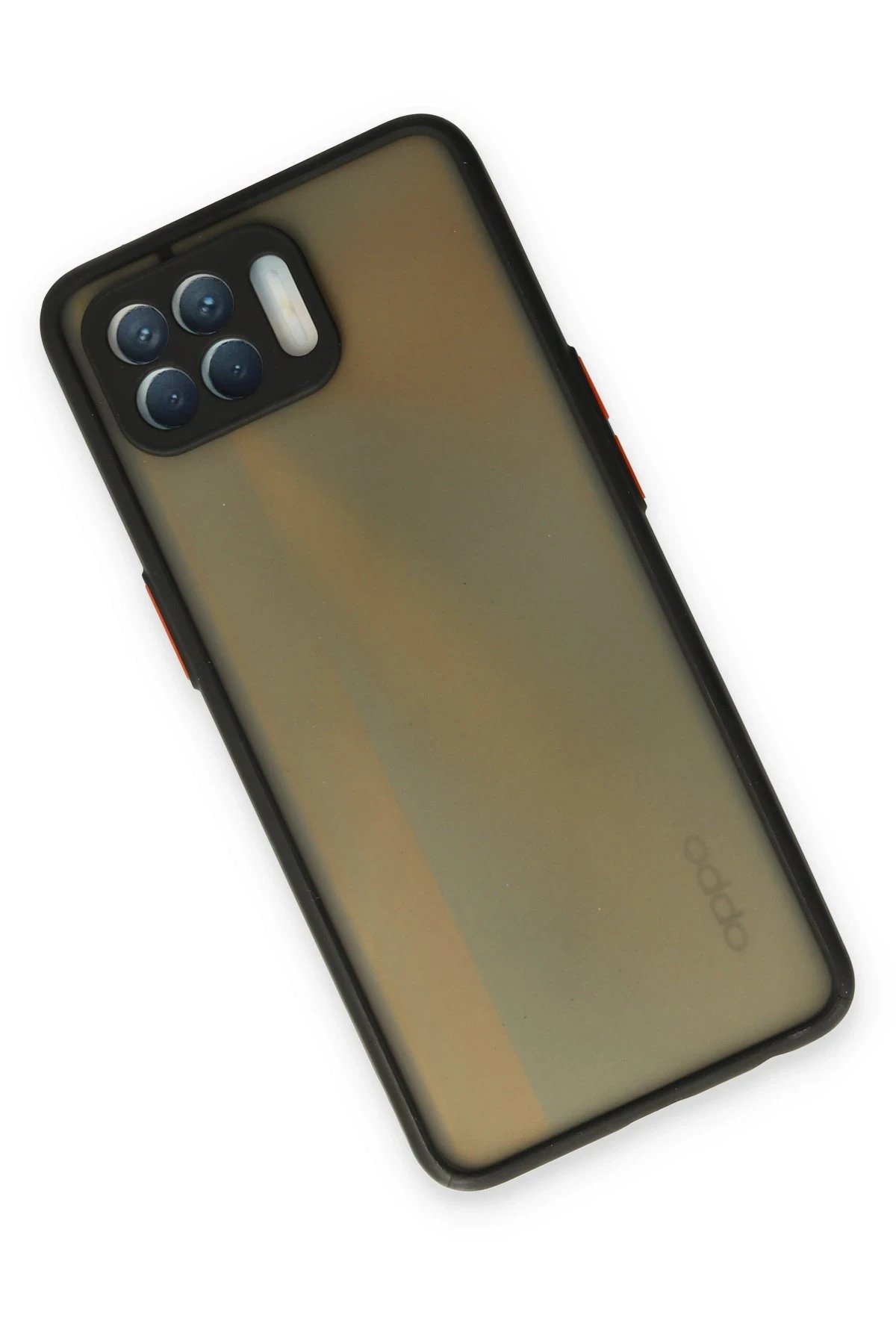 Newface Oppo Reno 4 Lite Kılıf Montreal Silikon Kapak - Siyah