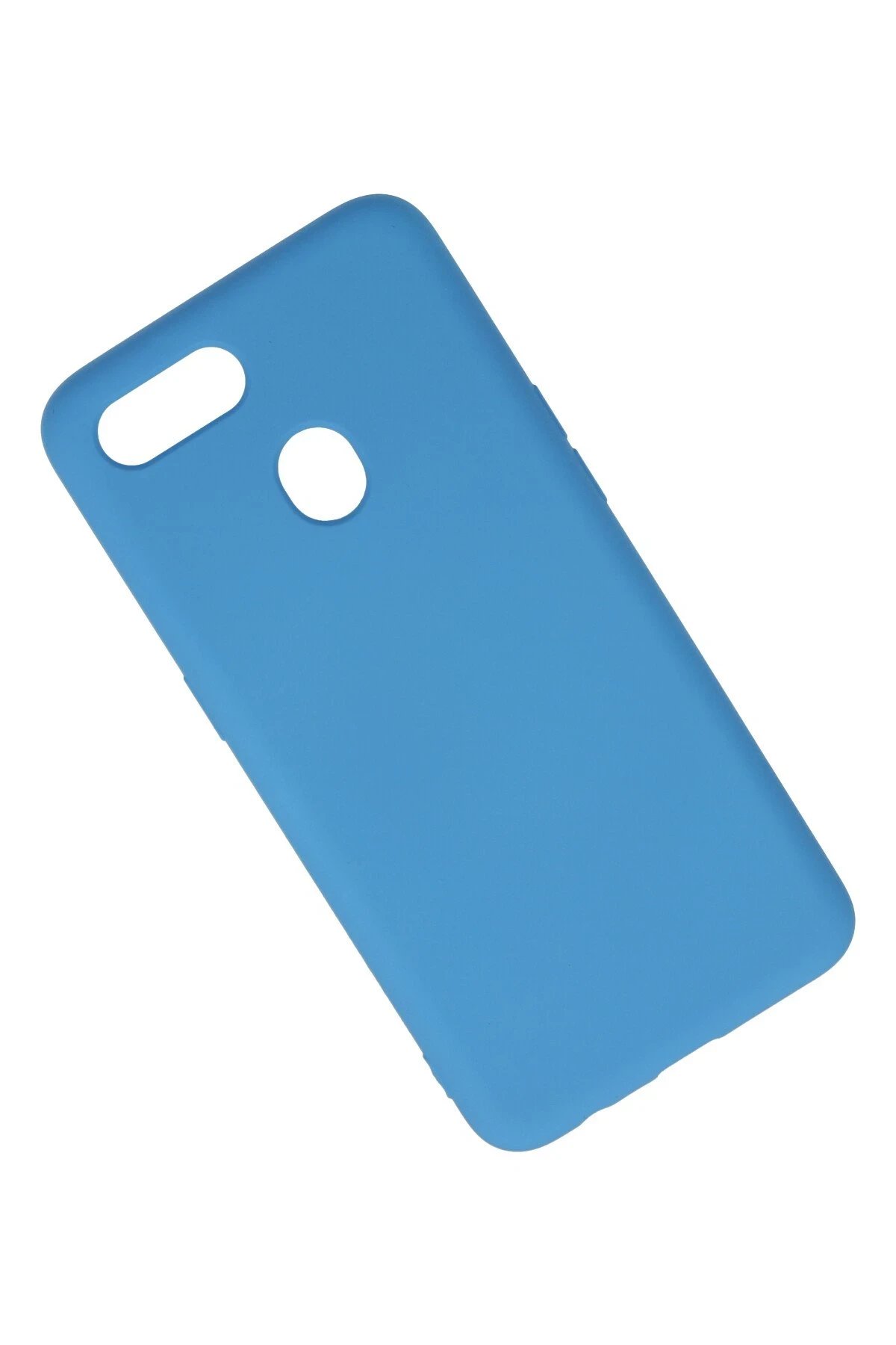 Newface Oppo A12 Kılıf Nano içi Kadife Silikon - Mavi